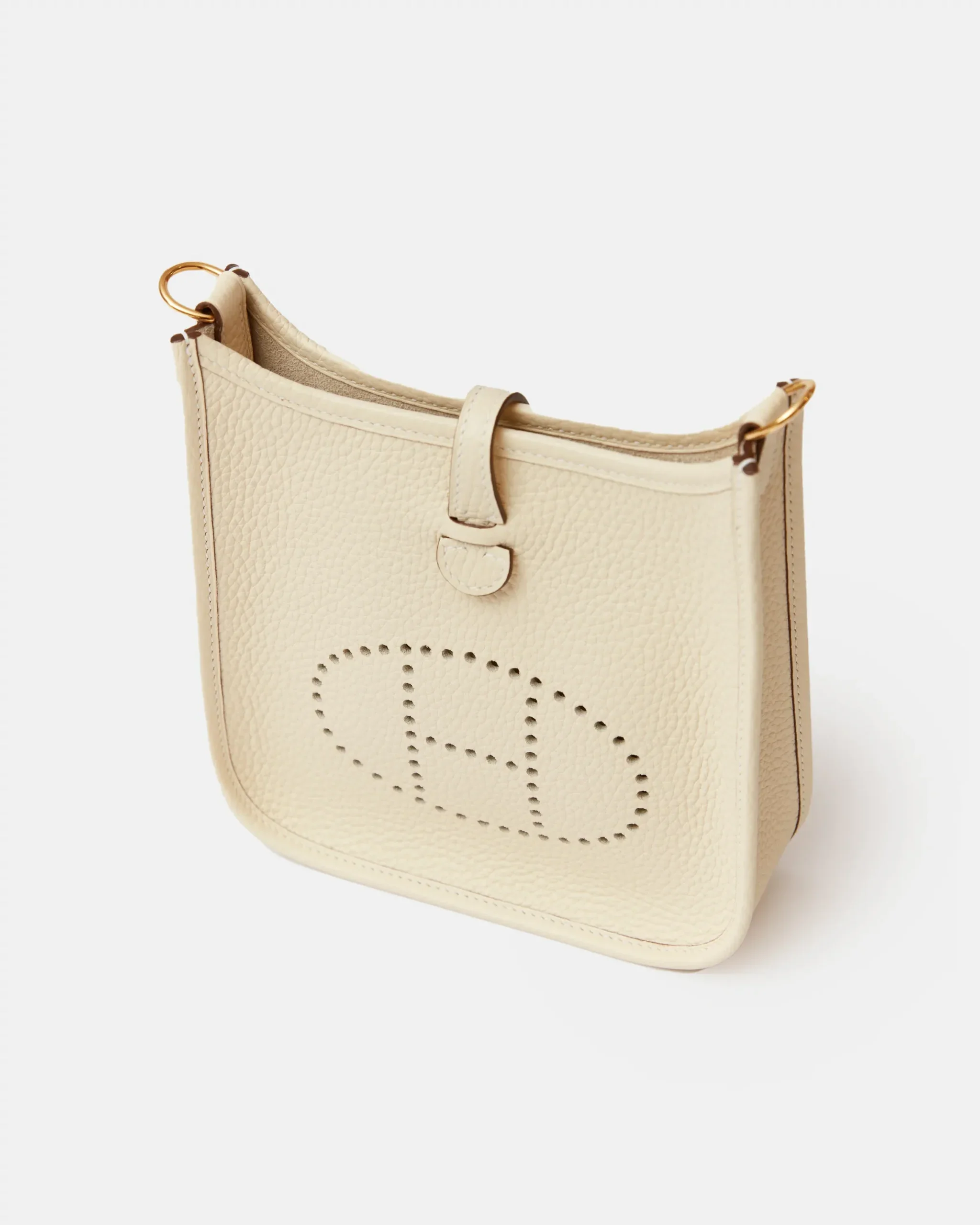 Hermès Mini Evelyne 16 Nata Clemence GHW