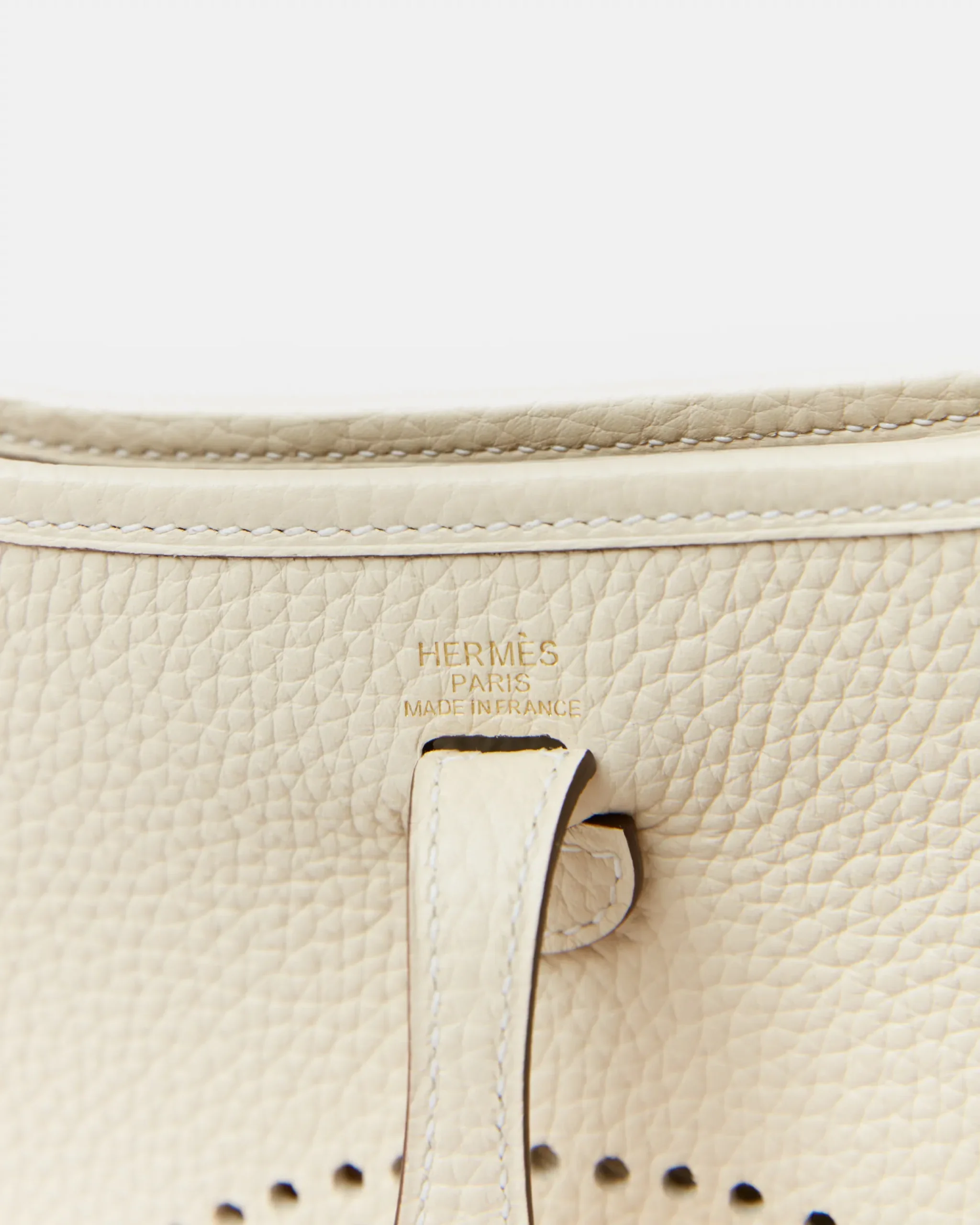 Hermès Mini Evelyne 16 Nata Clemence GHW