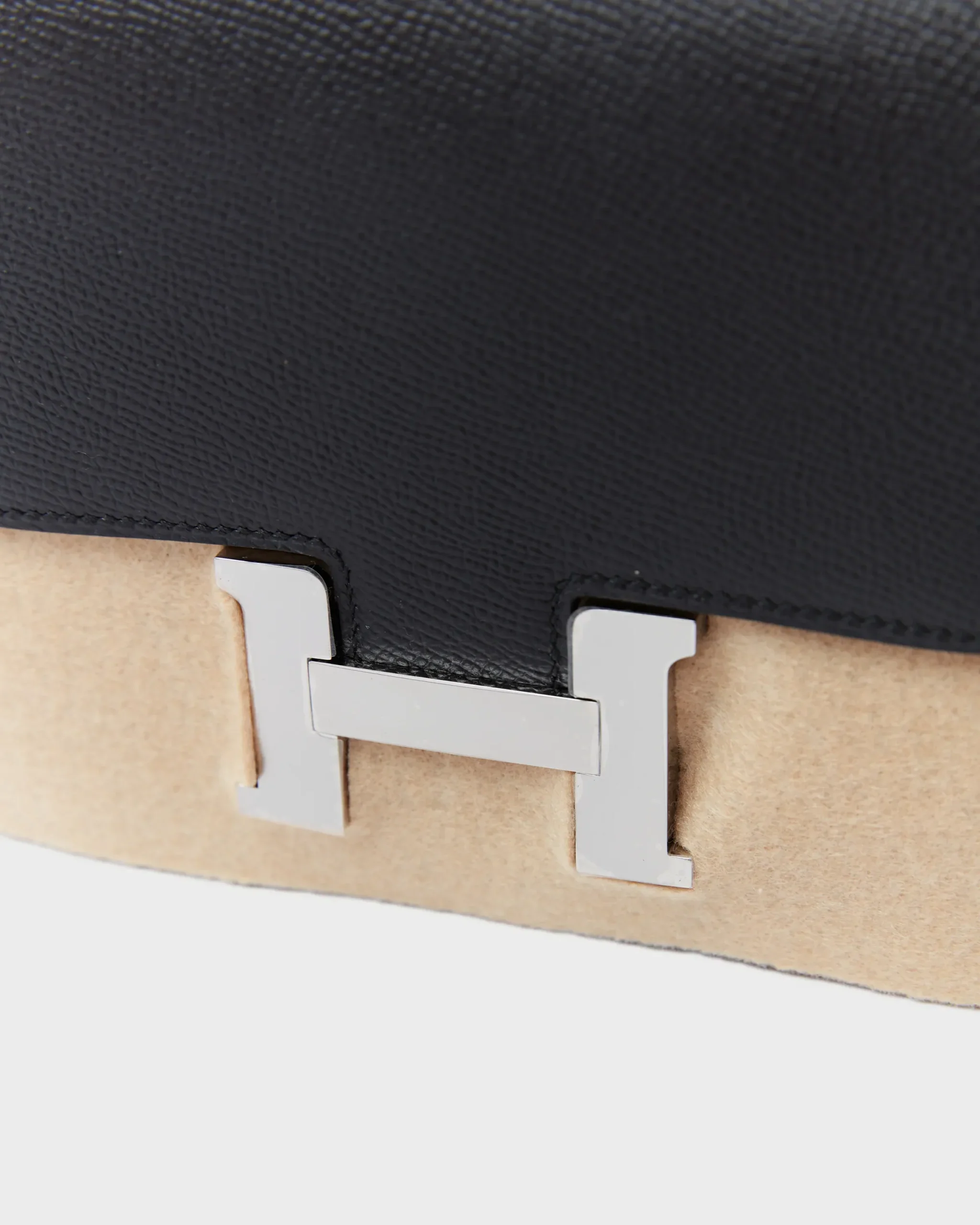 Hermès Mini Constance 18 Black Epsom PHW