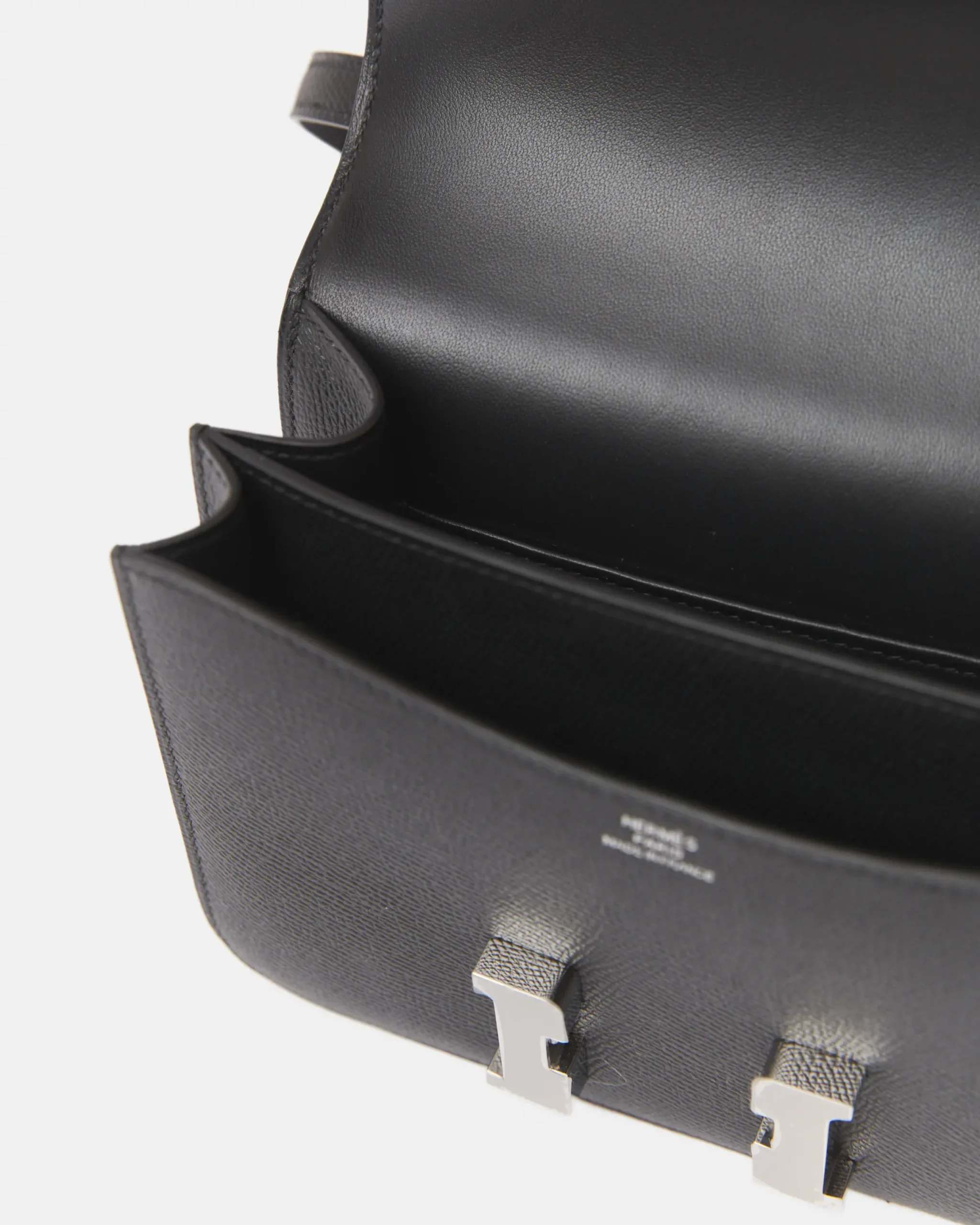 Hermès Mini Constance 18 Black Epsom PHW