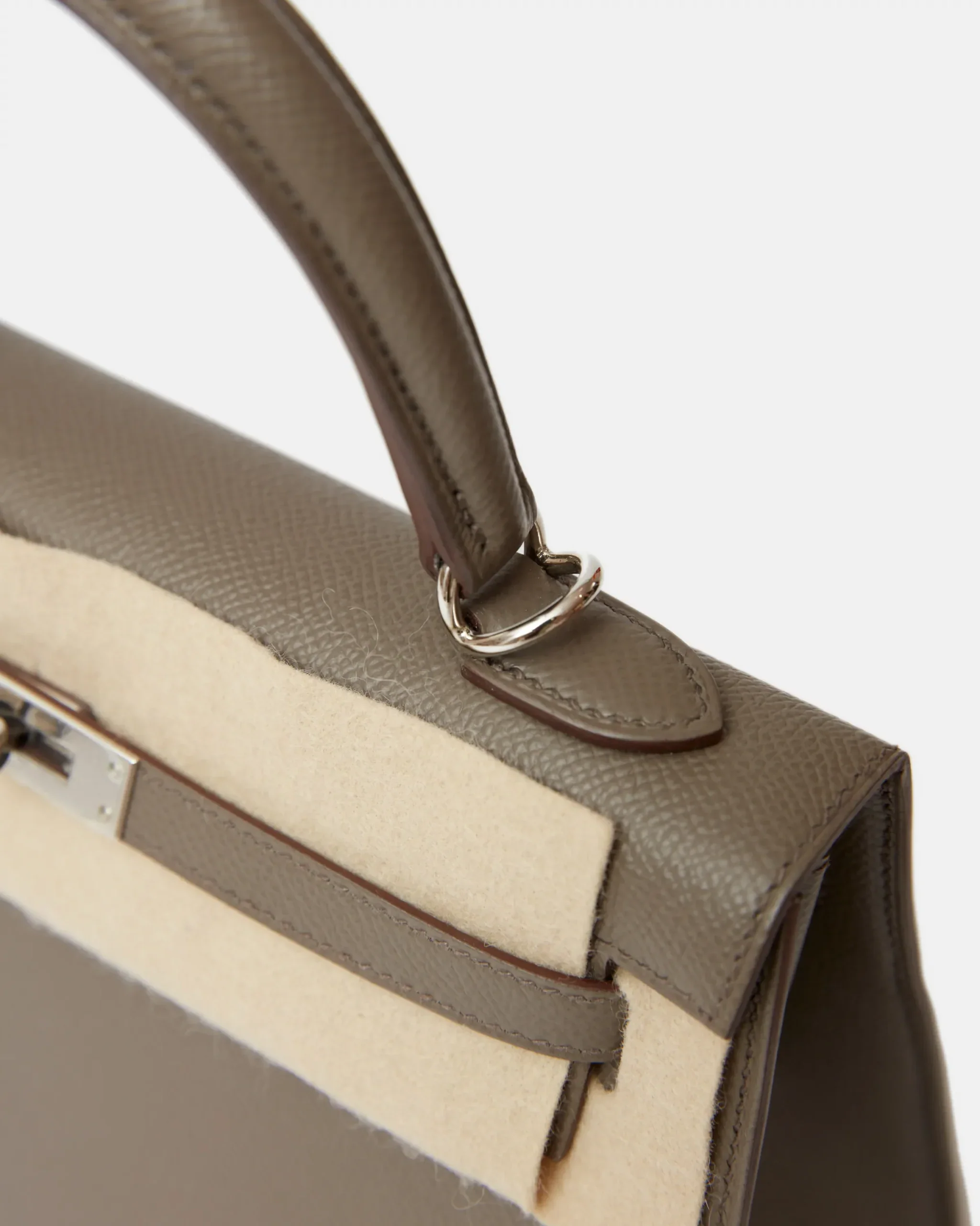 Hermès Kelly 25 Etain Epsom PHW