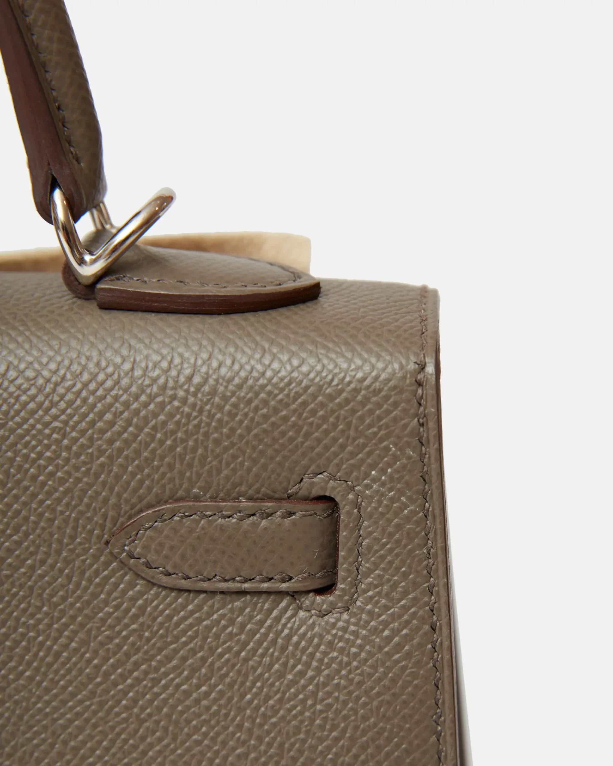 Hermès Kelly 25 Etain Epsom PHW