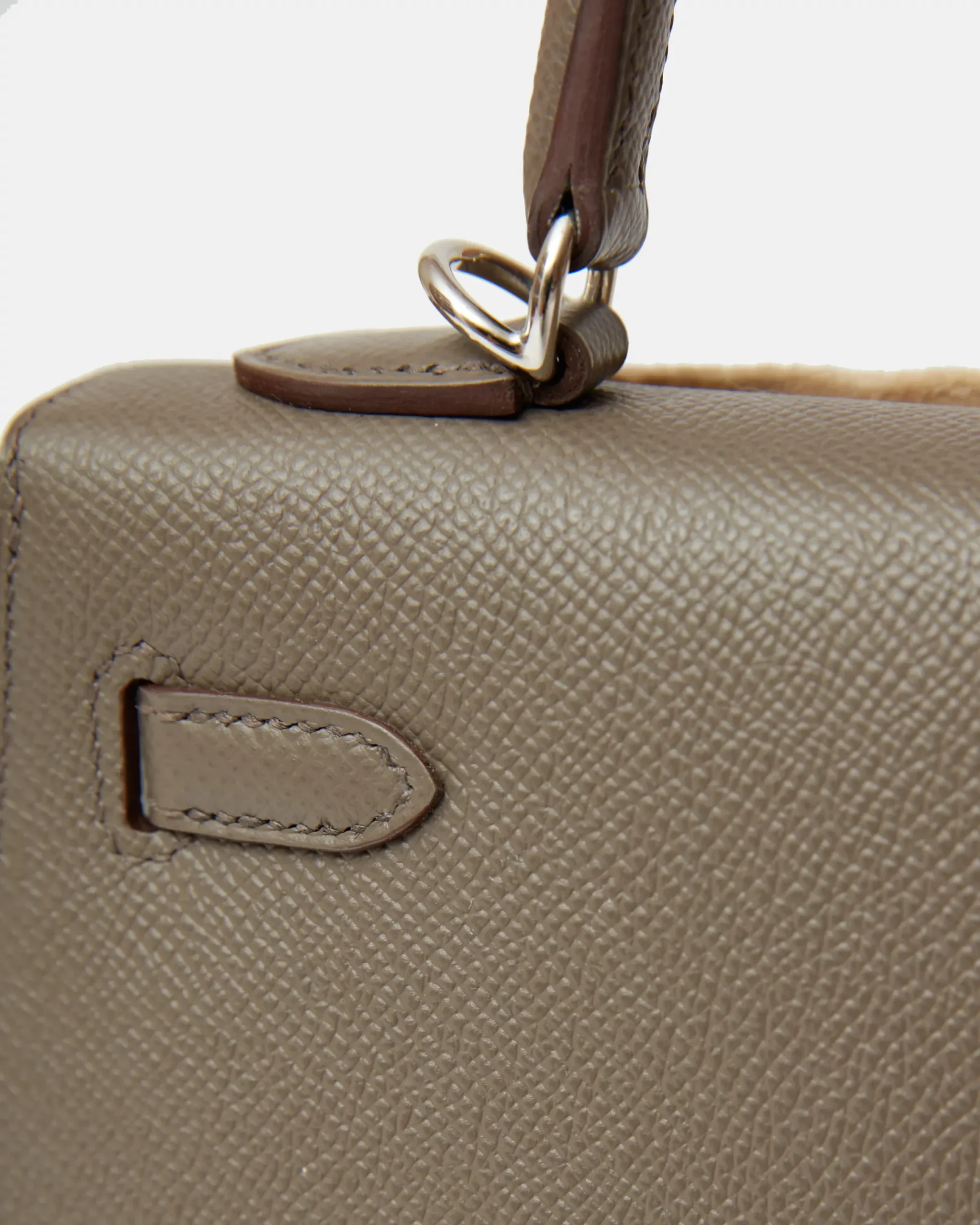 Hermès Kelly 25 Etain Epsom PHW