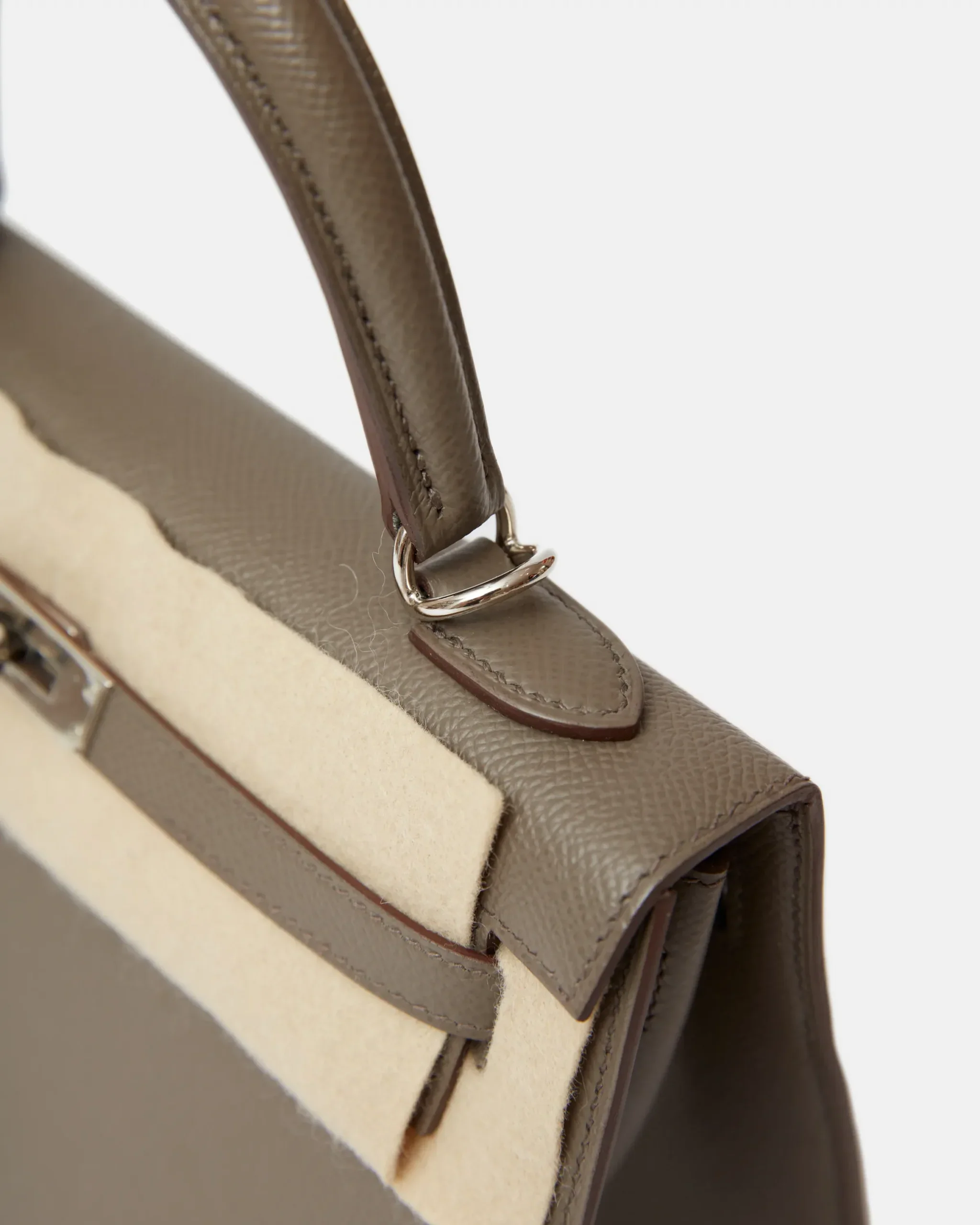 Hermès Kelly 25 Etain Epsom PHW