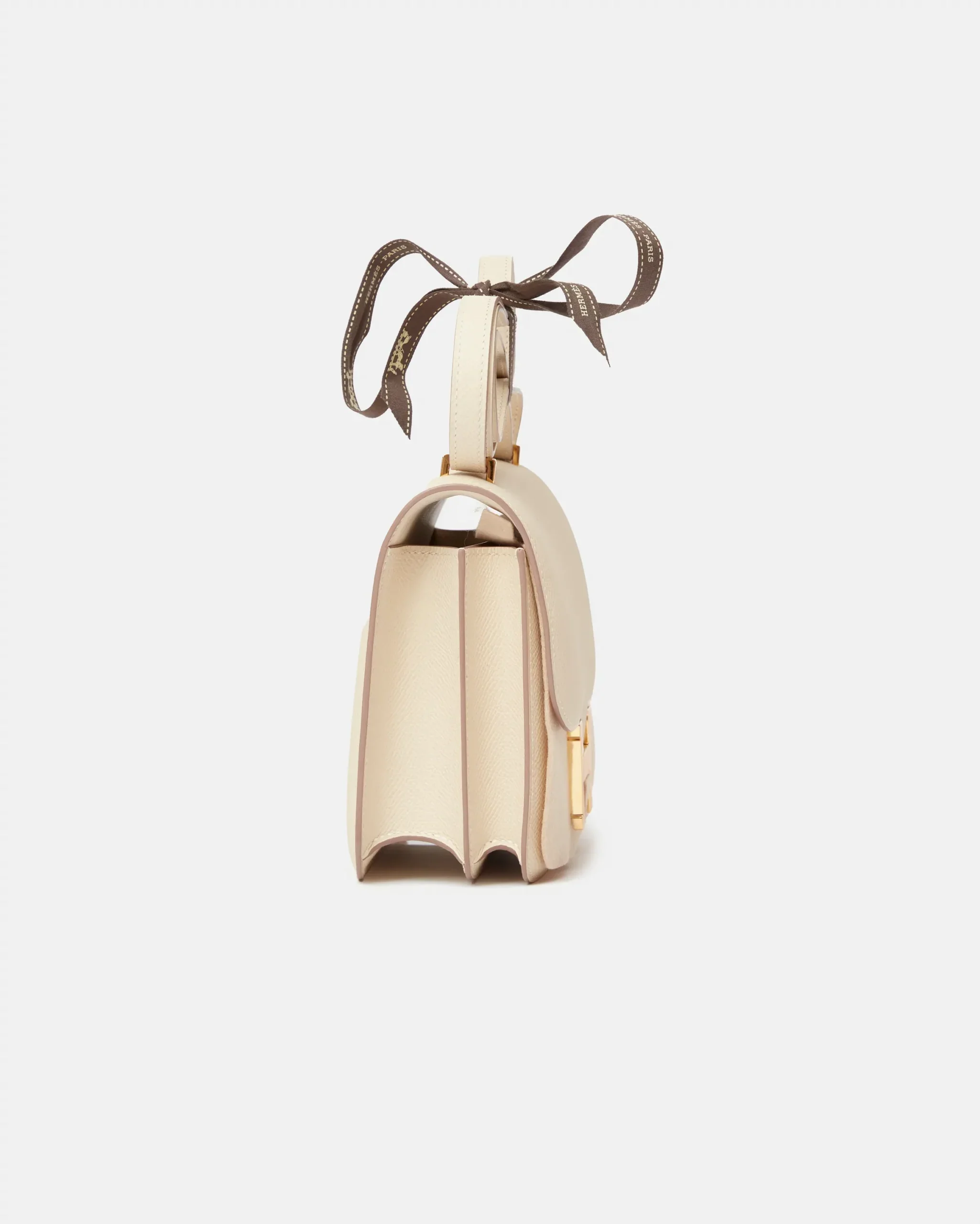 Hermès Mini Constance 18 Craie Epsom GHW