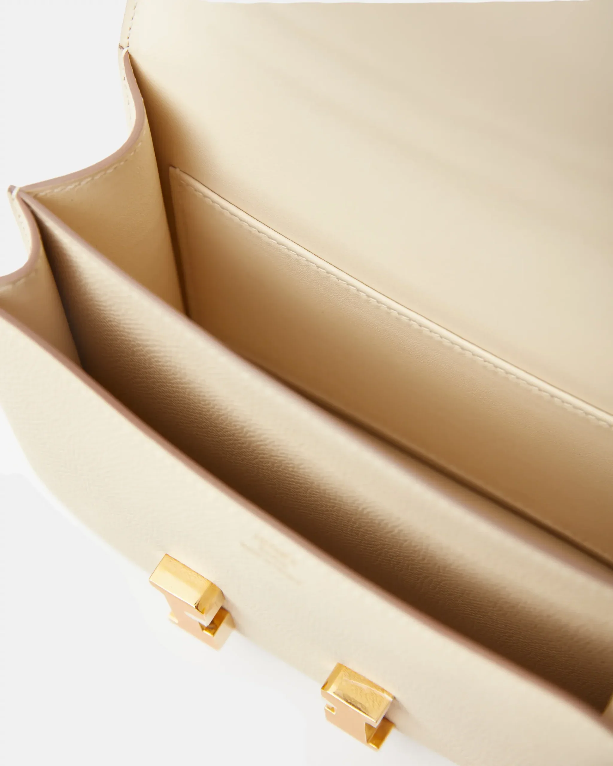 Hermès Mini Constance 18 Craie Epsom GHW