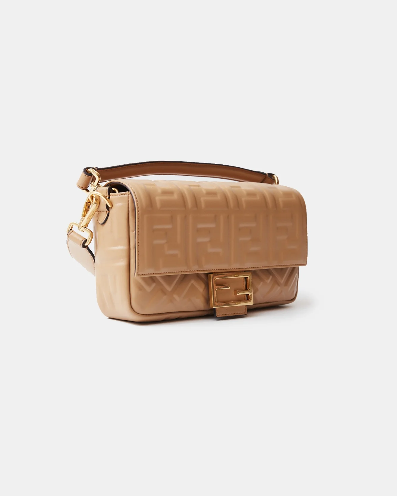 Fendi Baguette Beige Nappa