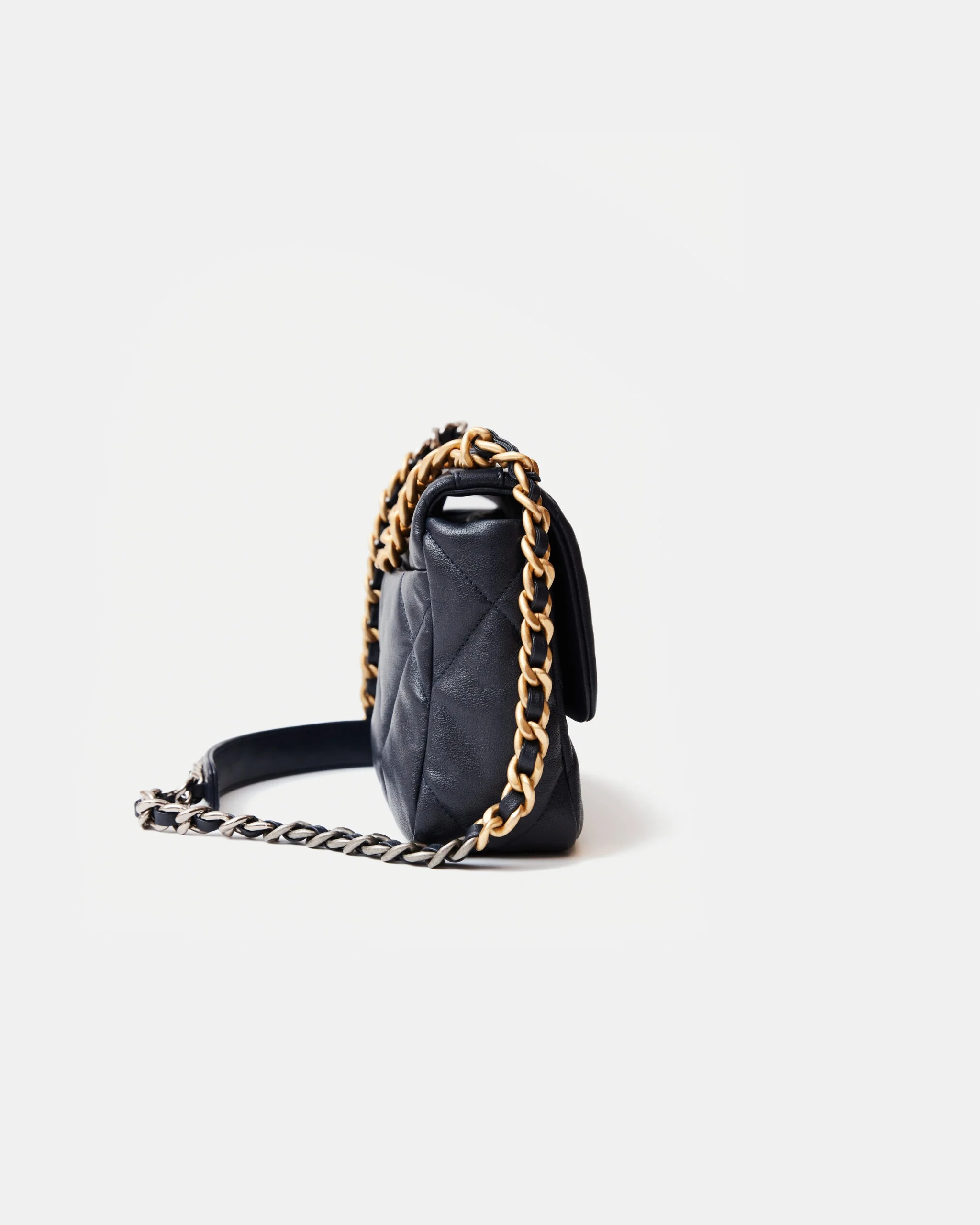 Chanel 19 Flap Navy Blue Lambskin