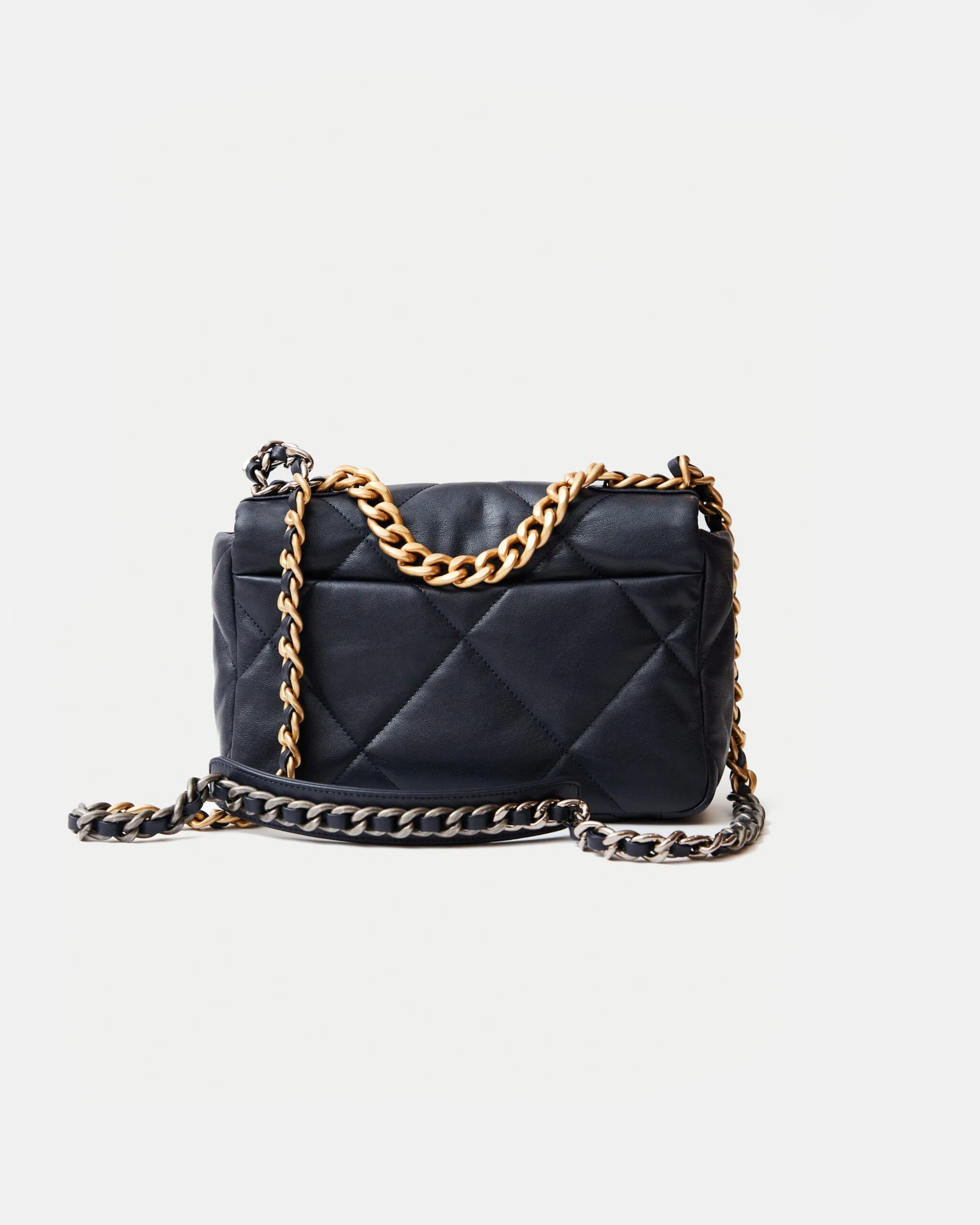 Chanel 19 Flap Navy Blue Lambskin