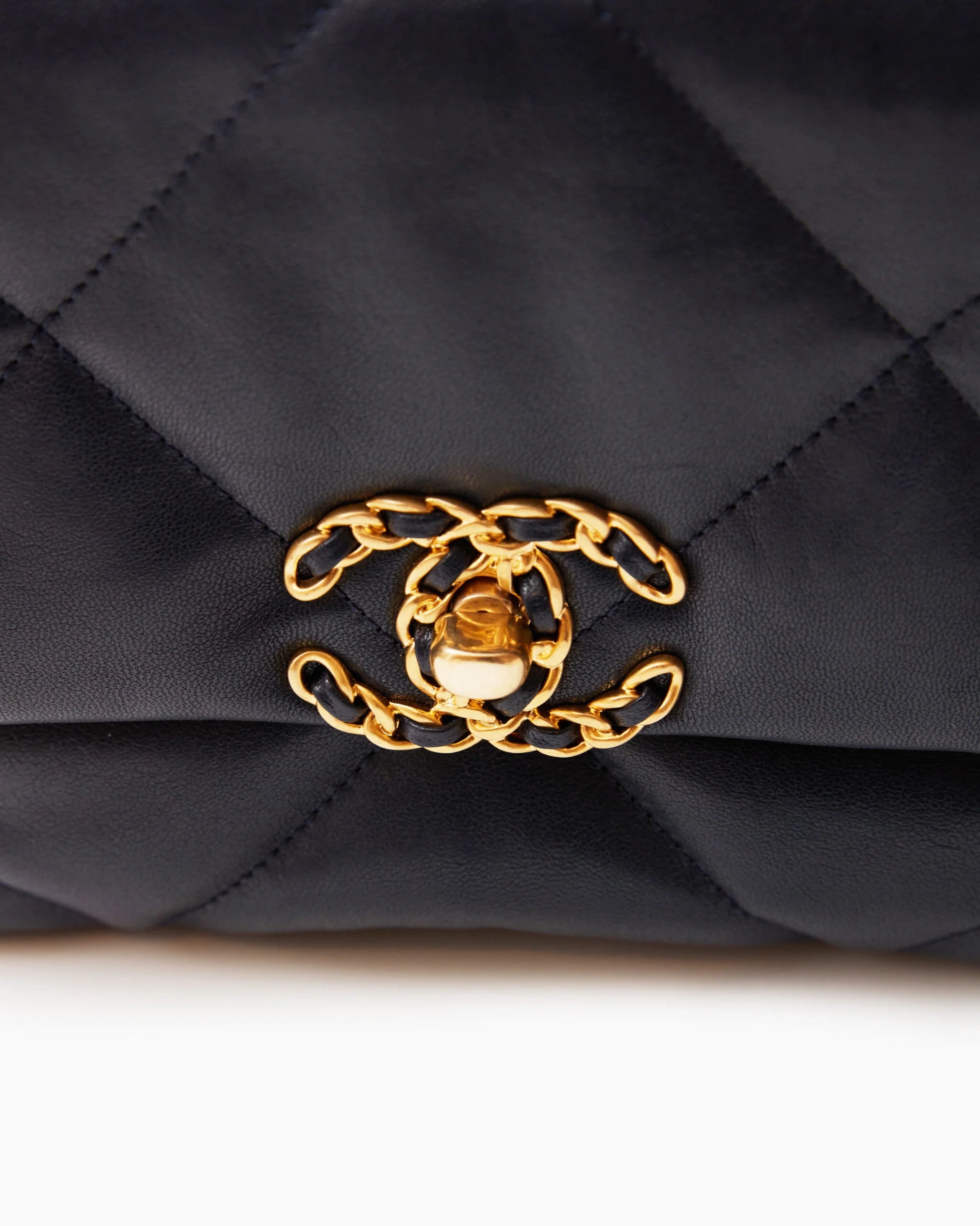 Chanel 19 Flap Navy Blue Lambskin