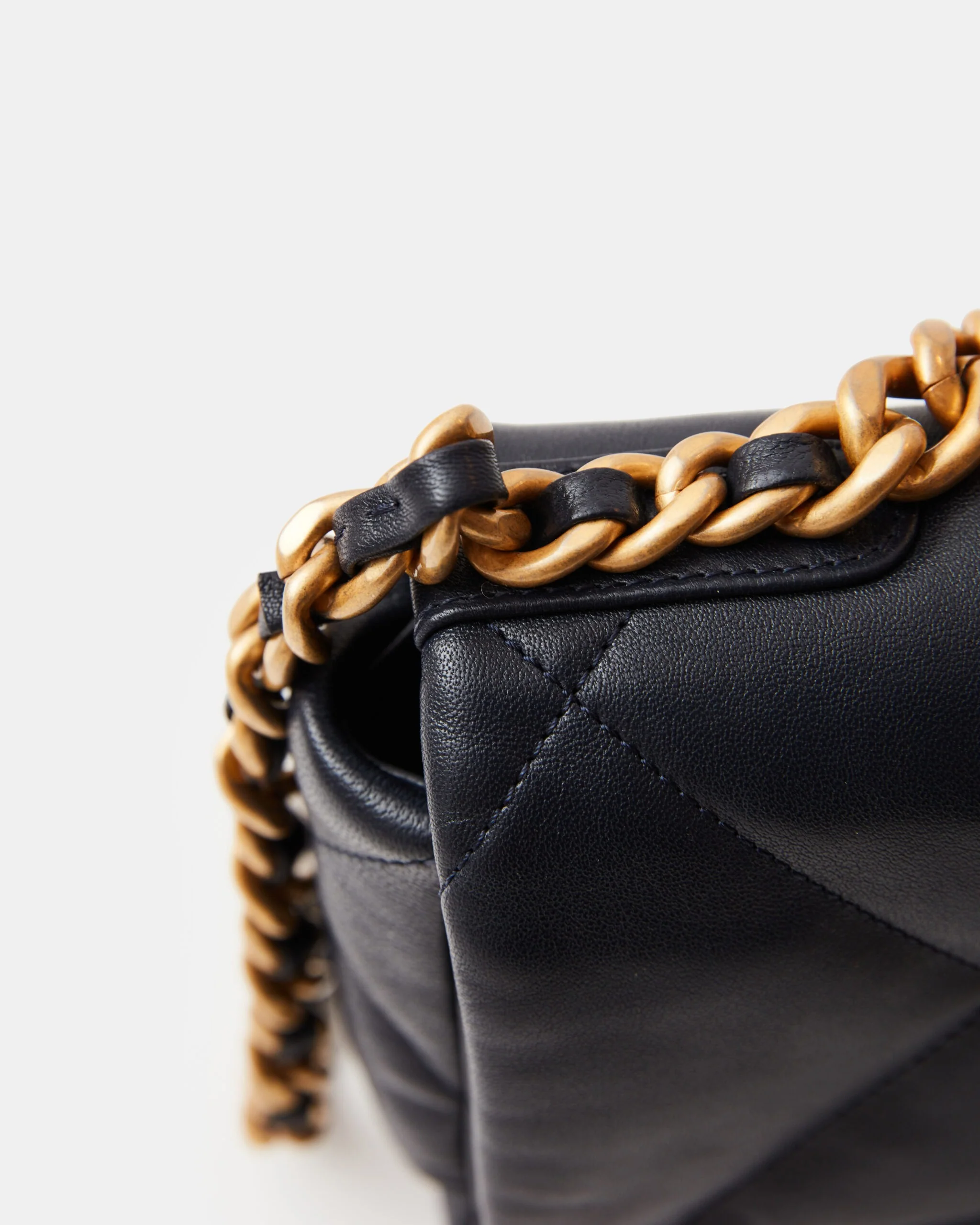 Chanel 19 Flap Navy Blue Lambskin