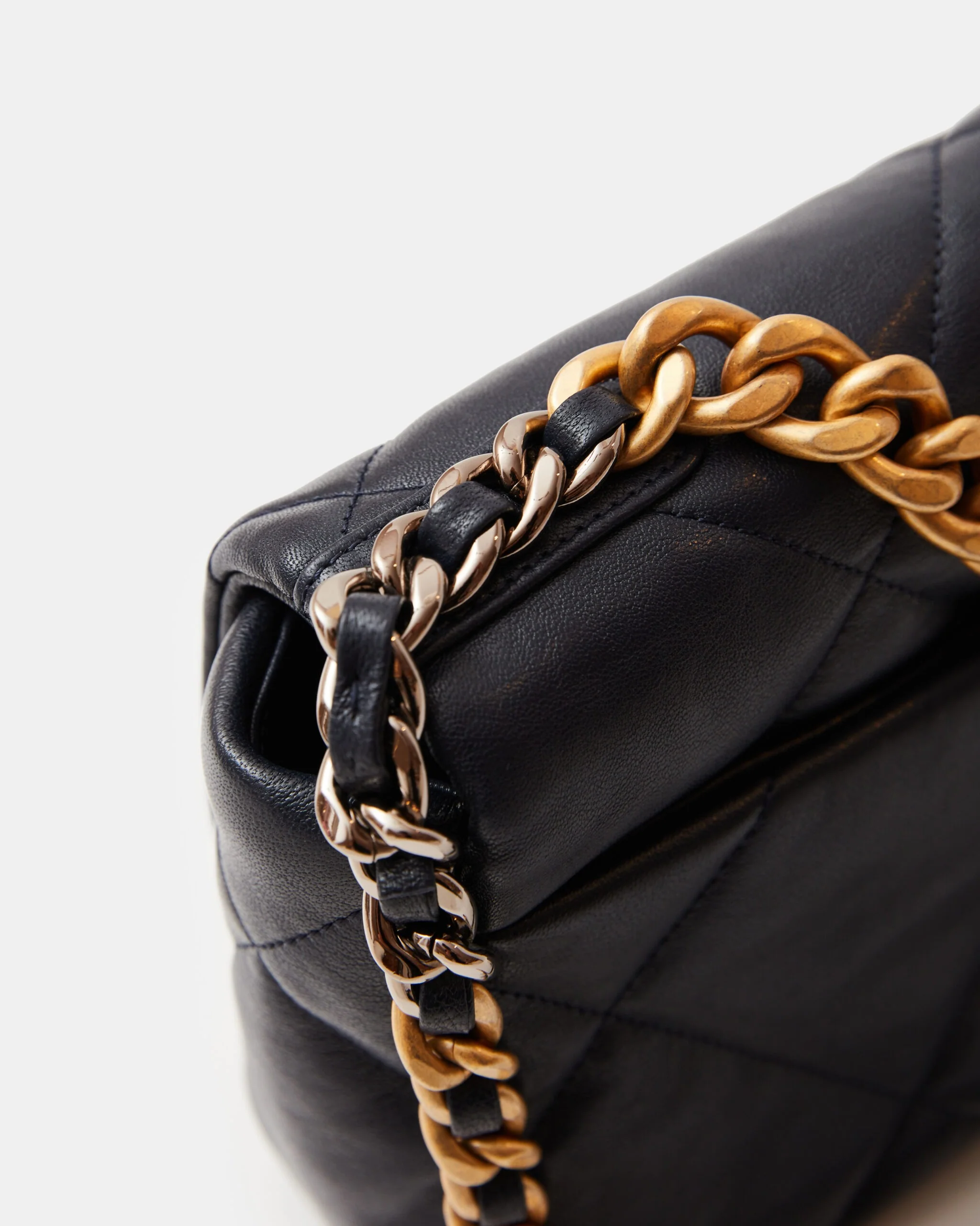 Chanel 19 Flap Navy Blue Lambskin