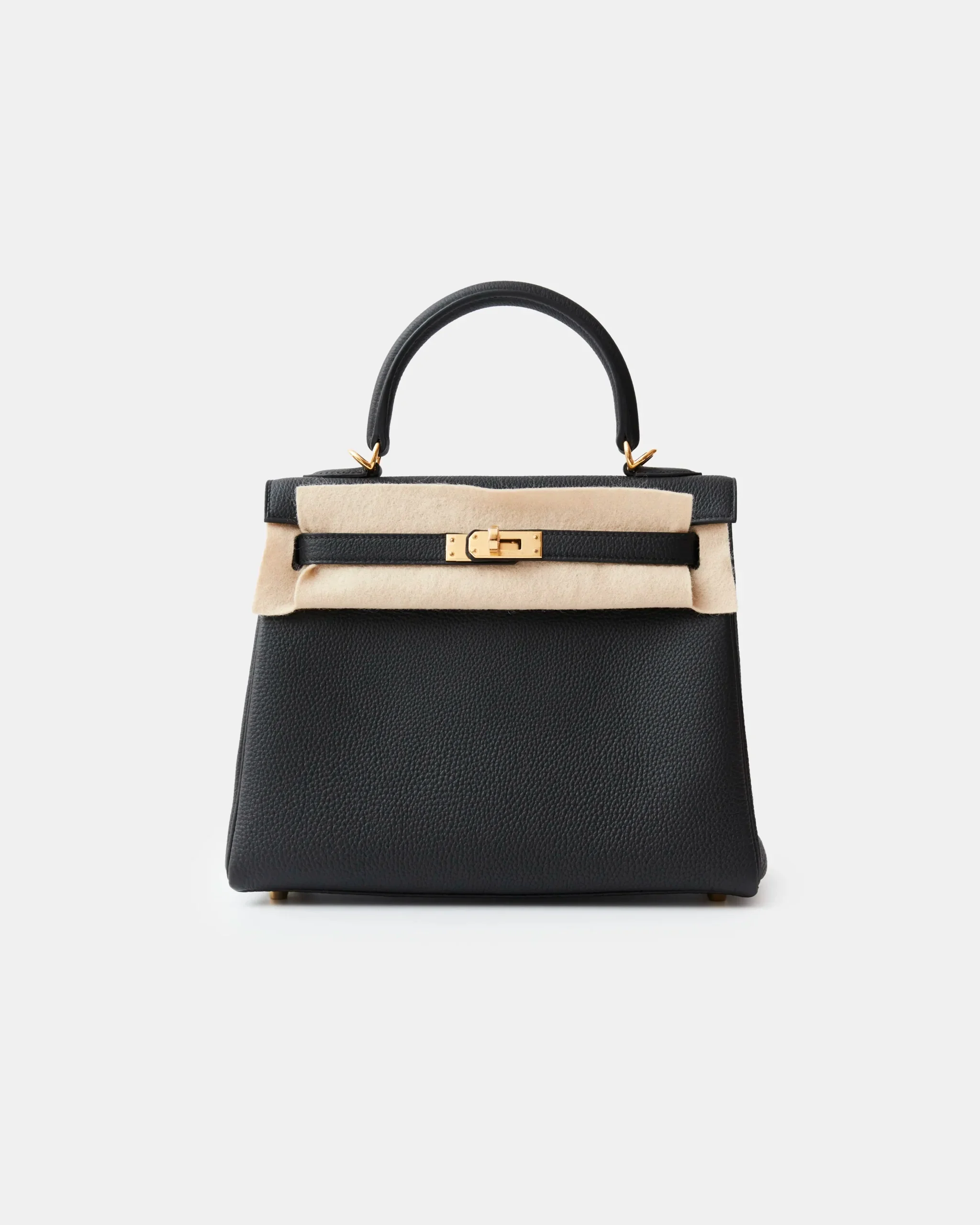 Hermès Kelly 25 Black Retourne GHW