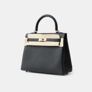Hermès Kelly Retourne 28 Black Togo GHW