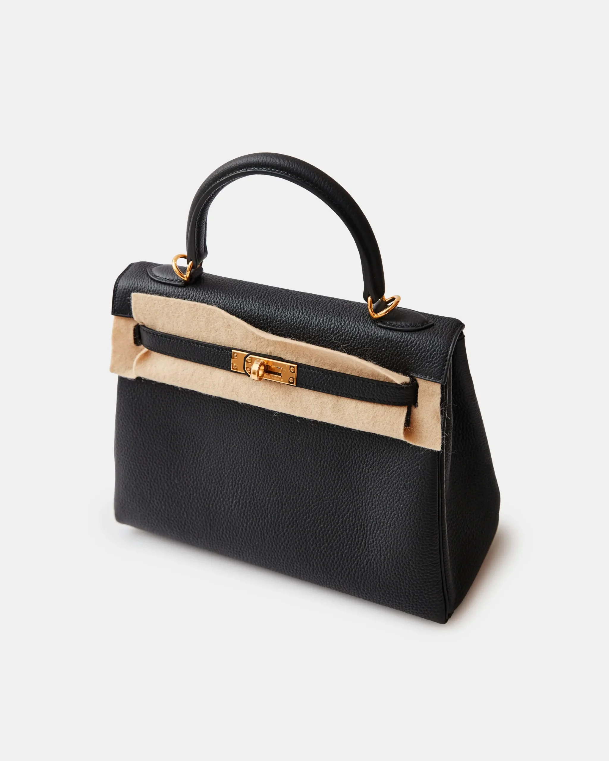 Hermès Kelly 25 Black Retourne GHW