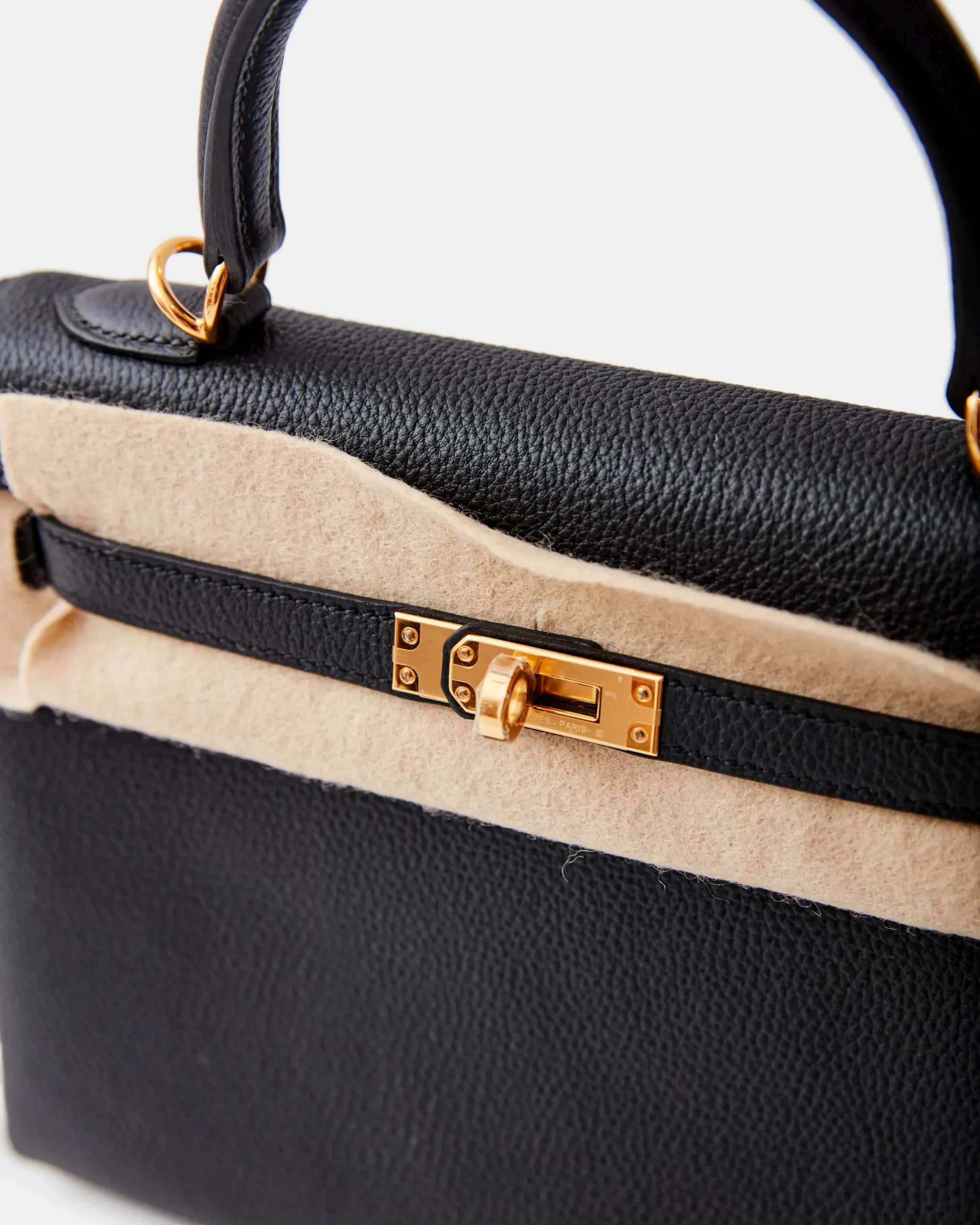 Hermès Kelly 25 Black Retourne GHW