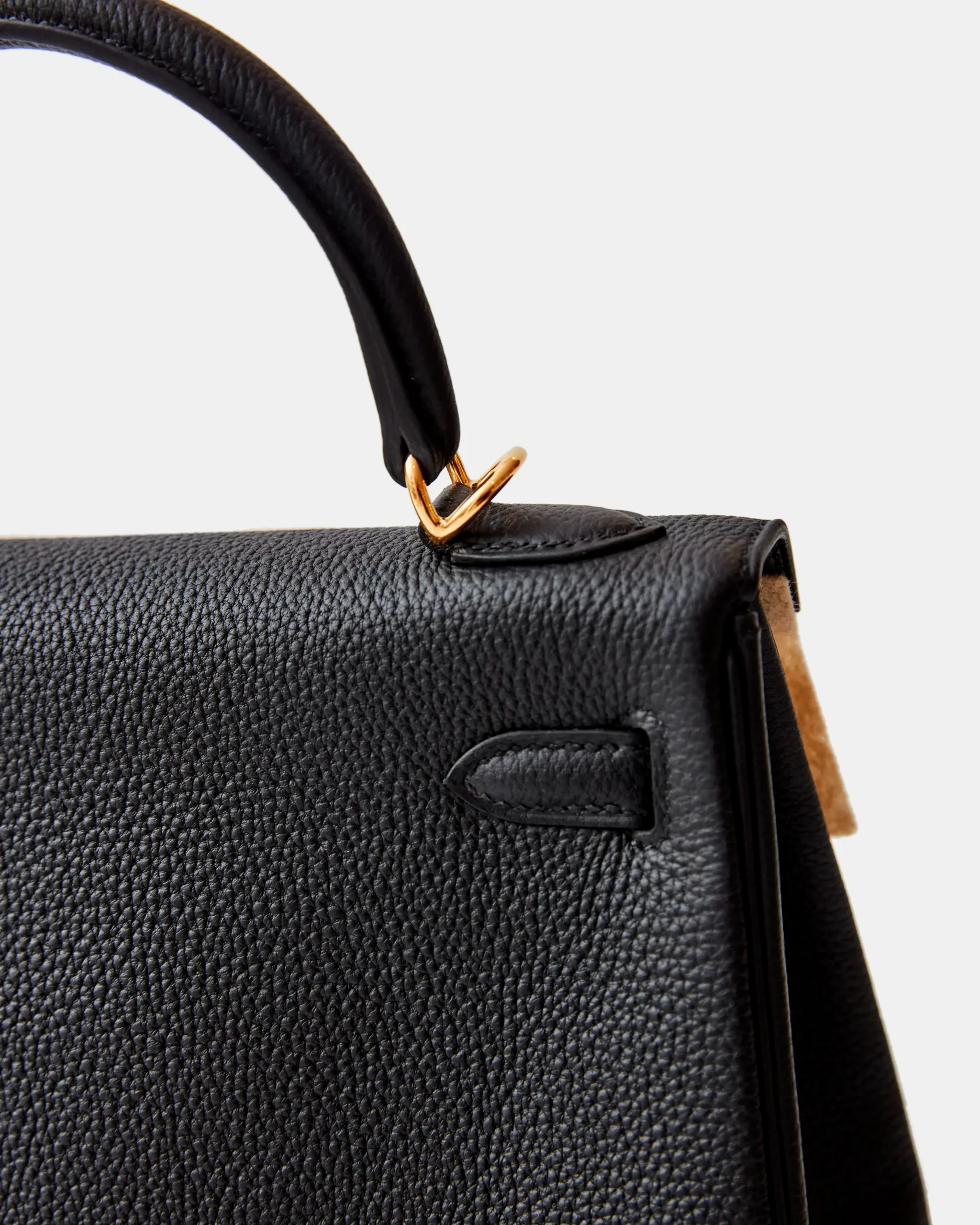 Hermès Kelly 25 Black Retourne GHW