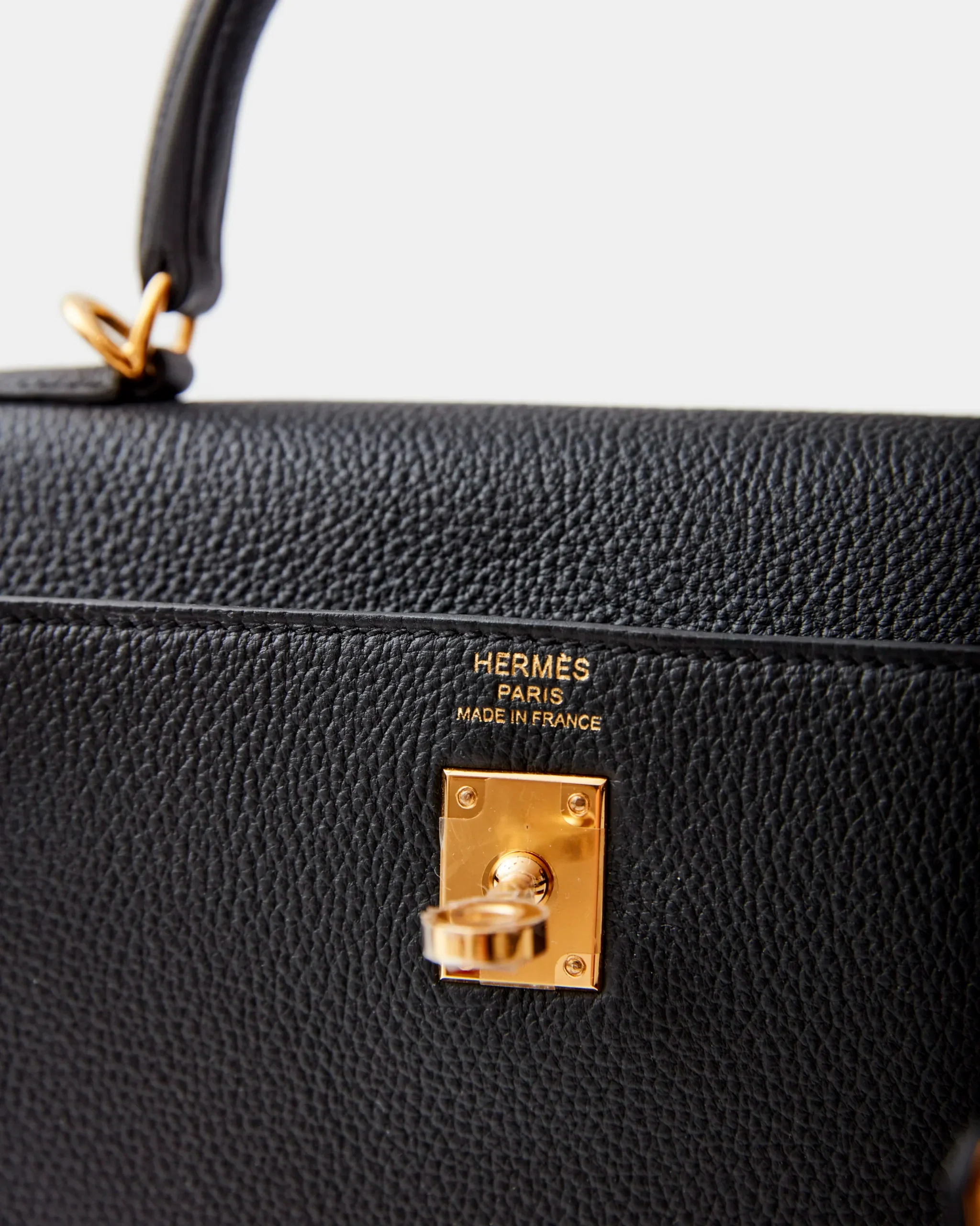 Hermès Kelly 25 Black Retourne GHW