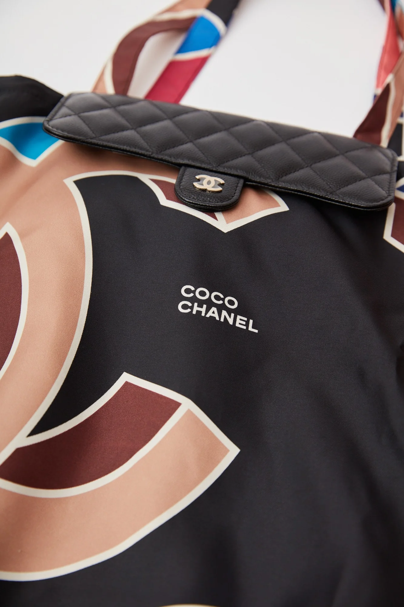 Chanel Foldable Multicolor Tote Bag