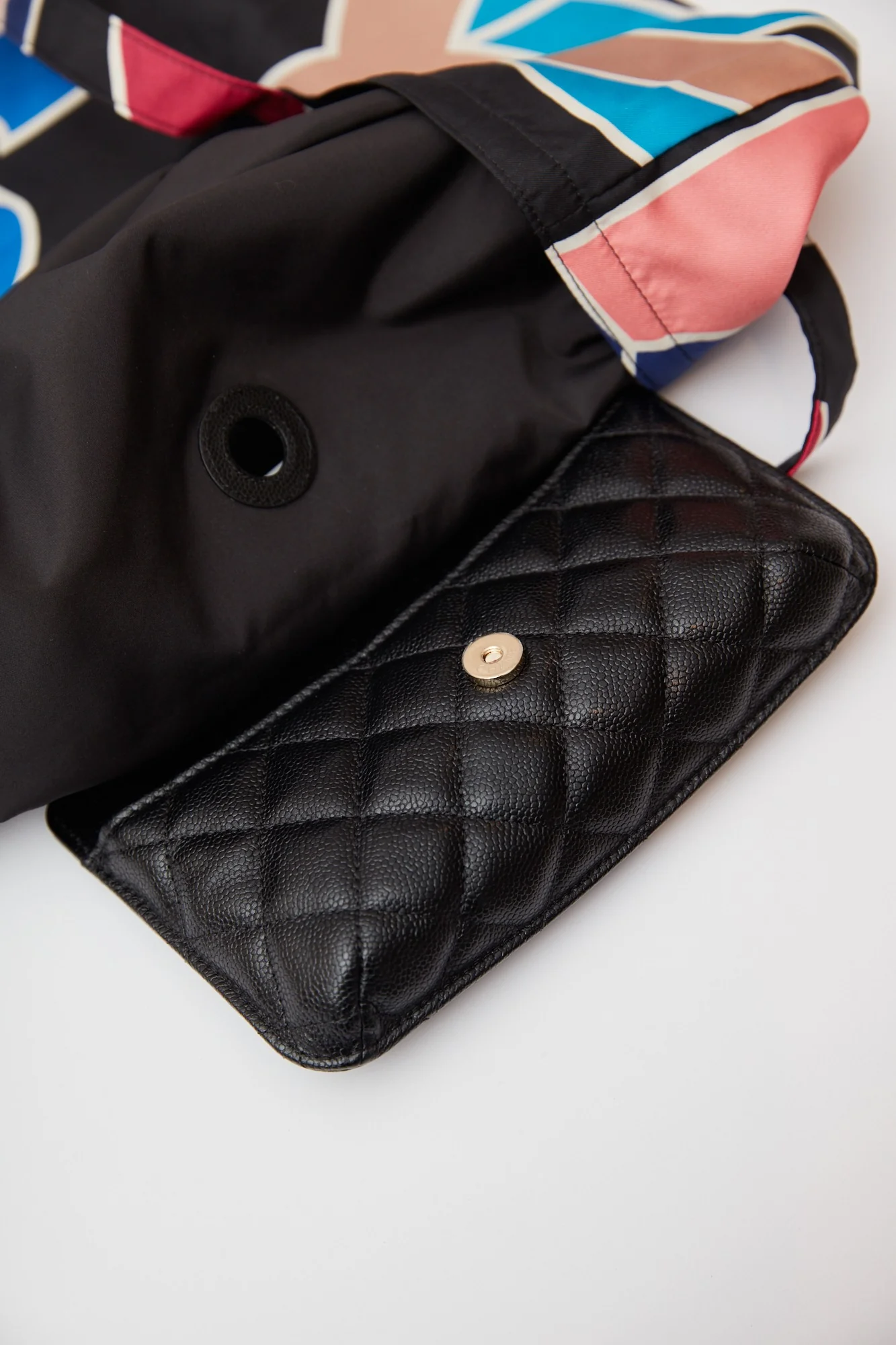 Chanel Foldable Multicolor Tote Bag