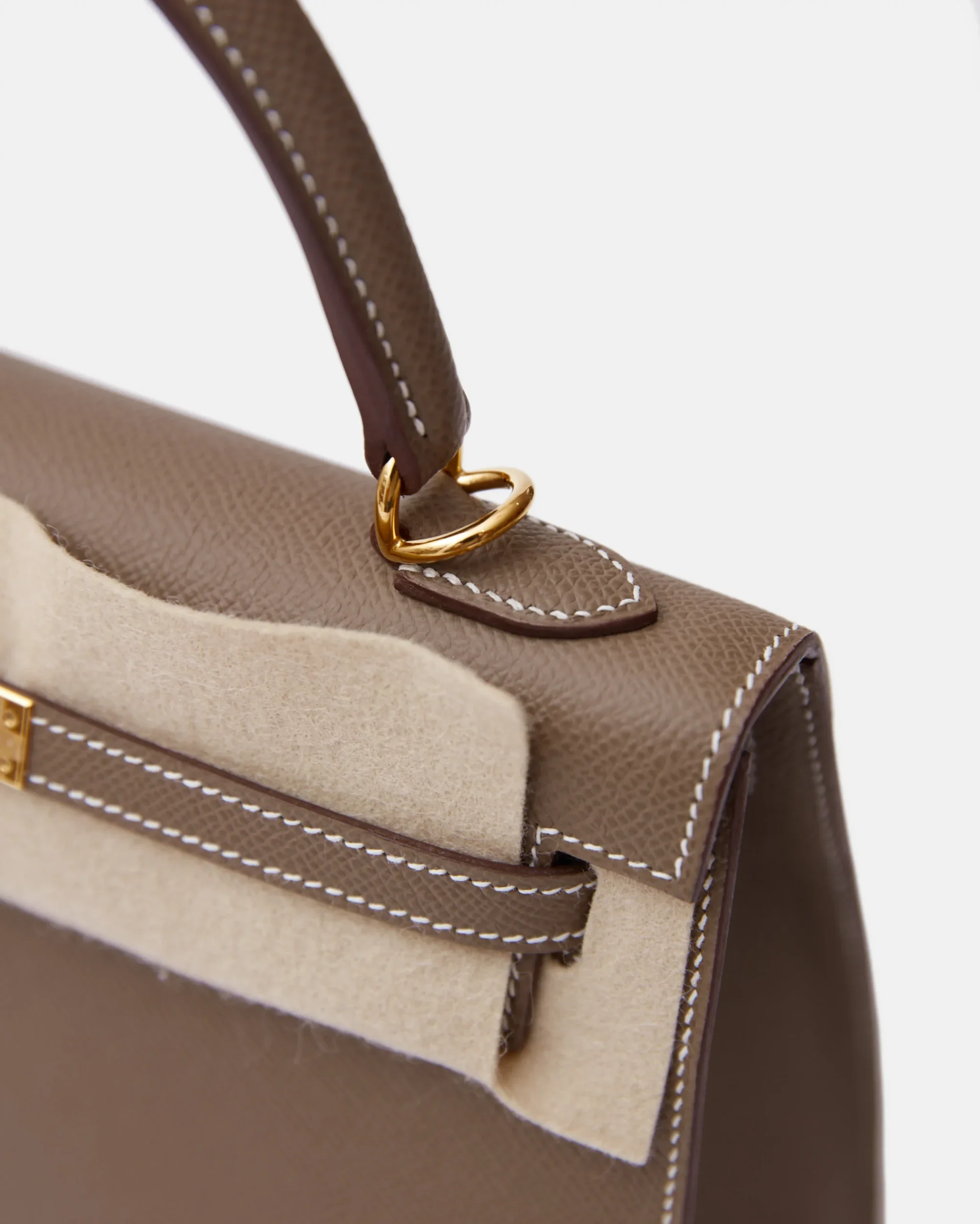 Hermès Kelly 25 Etoupe Epsom GHW