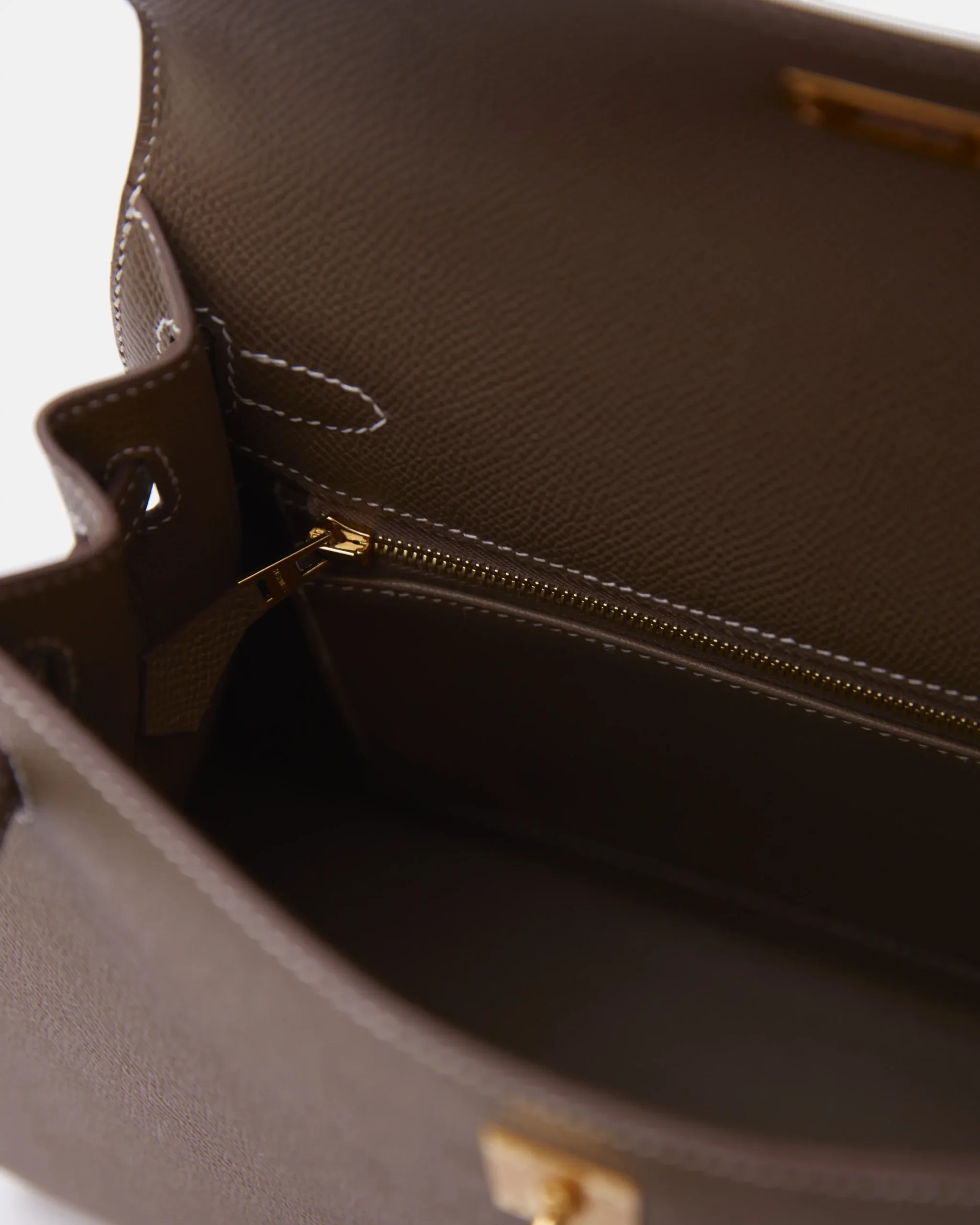 Hermès Kelly 25 Etoupe Epsom GHW