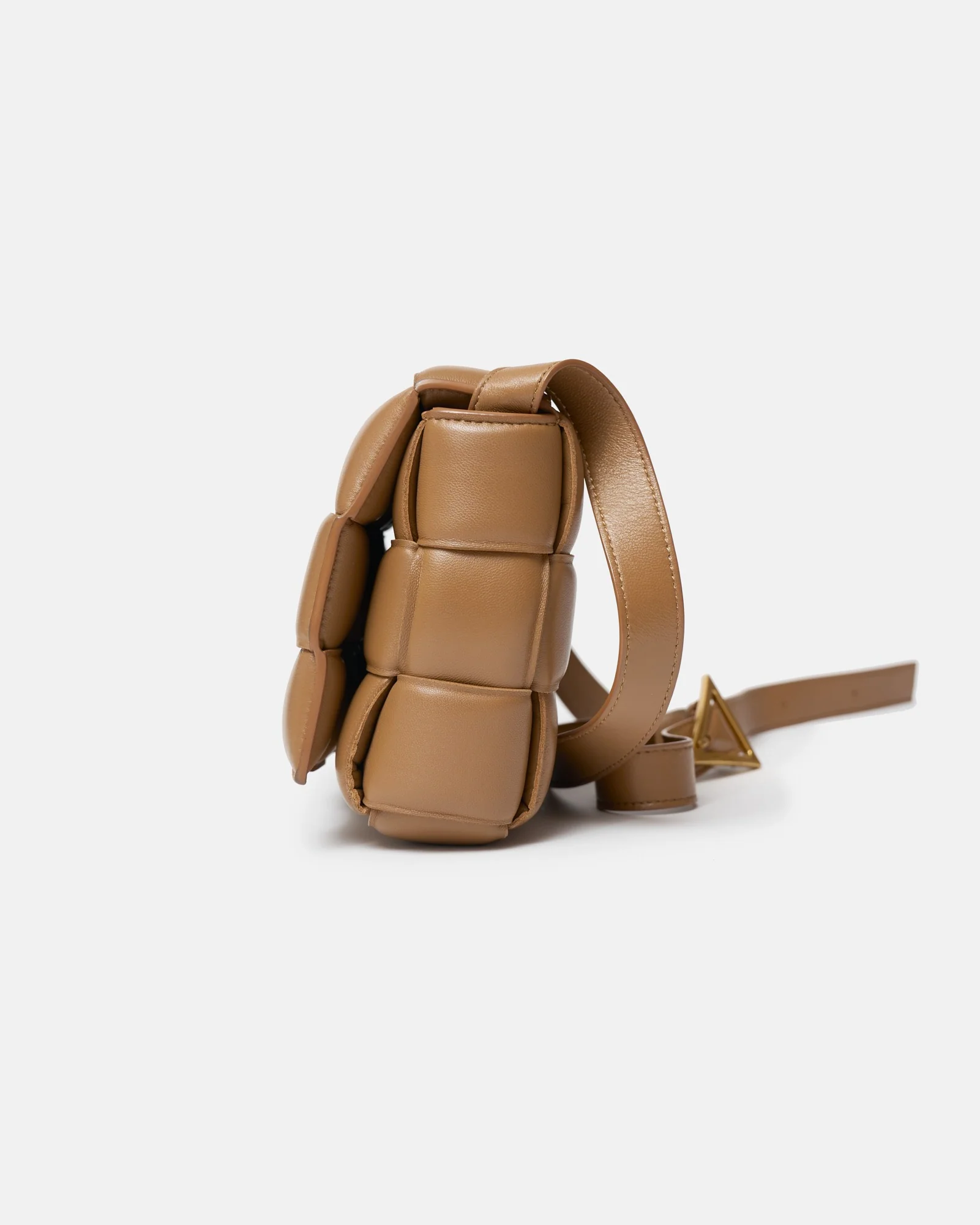 Bottega Veneta Padded Cassette Caramel