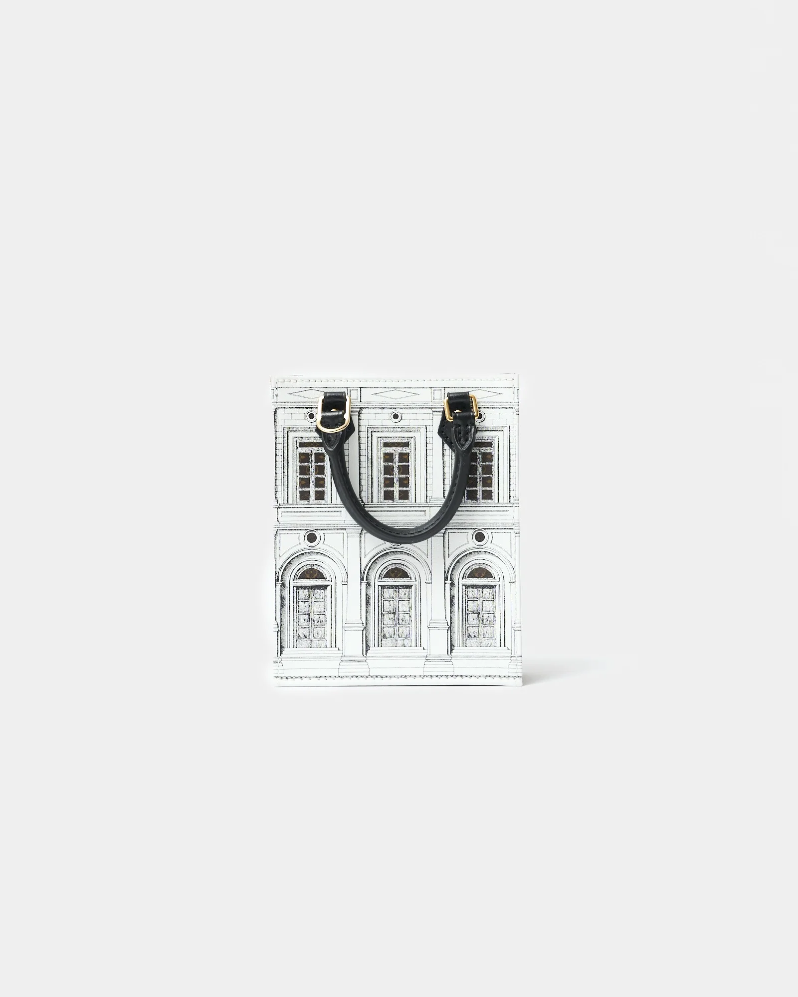 Louis Vuitton x Fornasetti Petit Sac Plat Black White