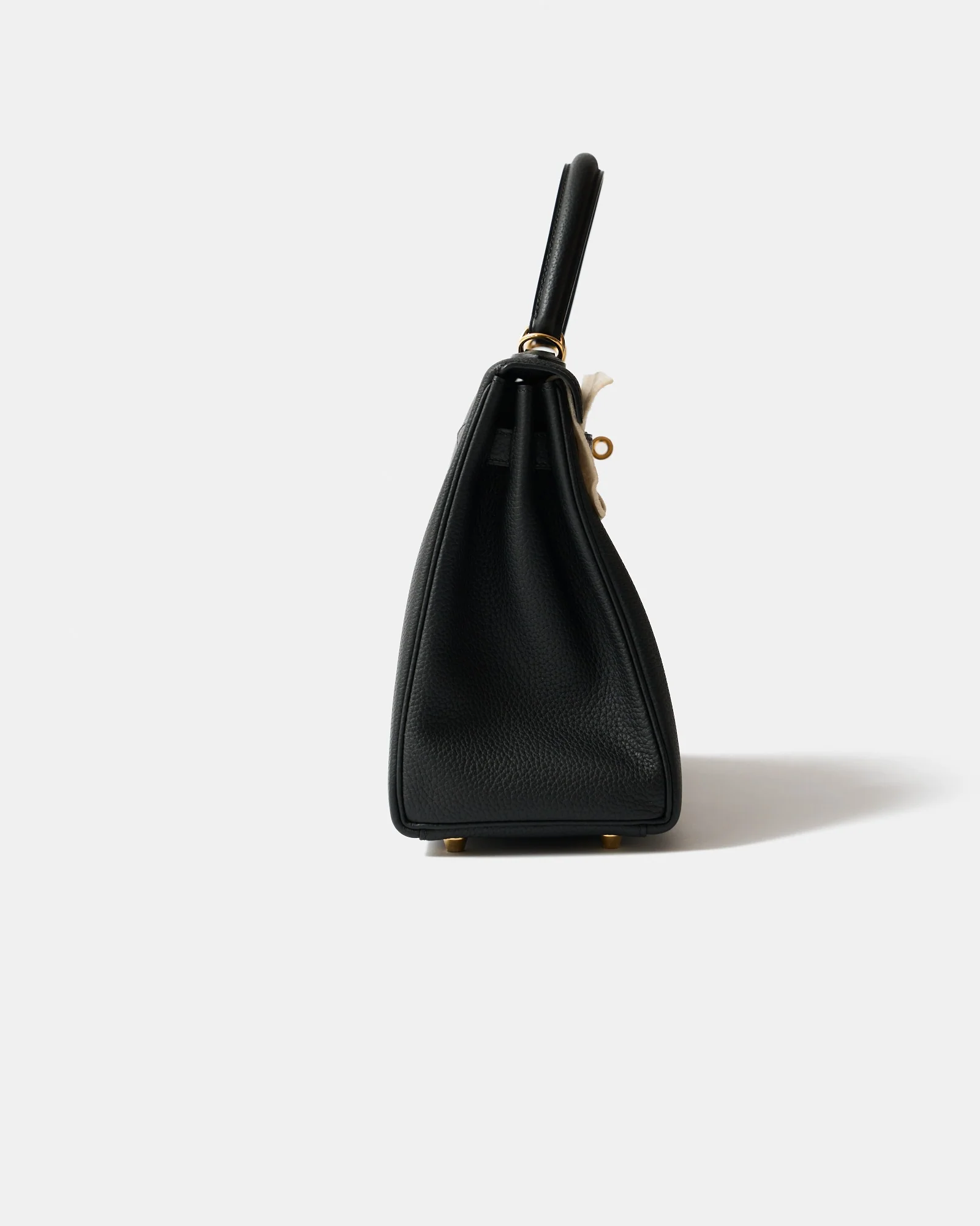 Hermès Kelly Retourne 28 Black Togo GHW