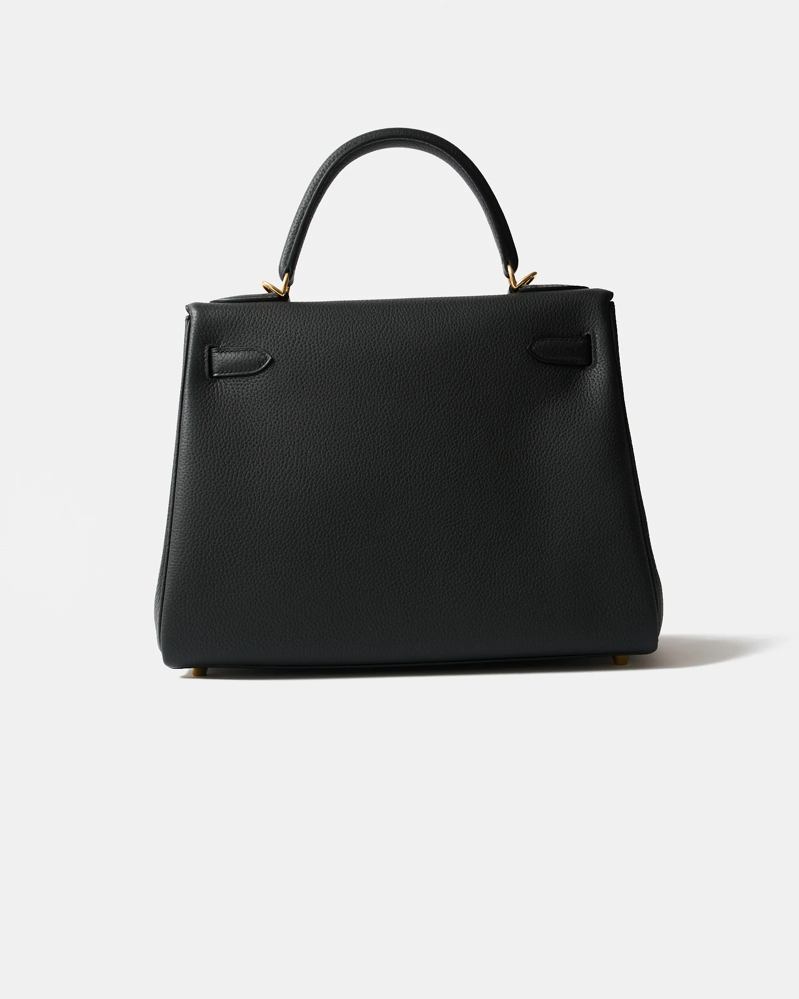 Hermès Kelly Retourne 28 Black Togo GHW