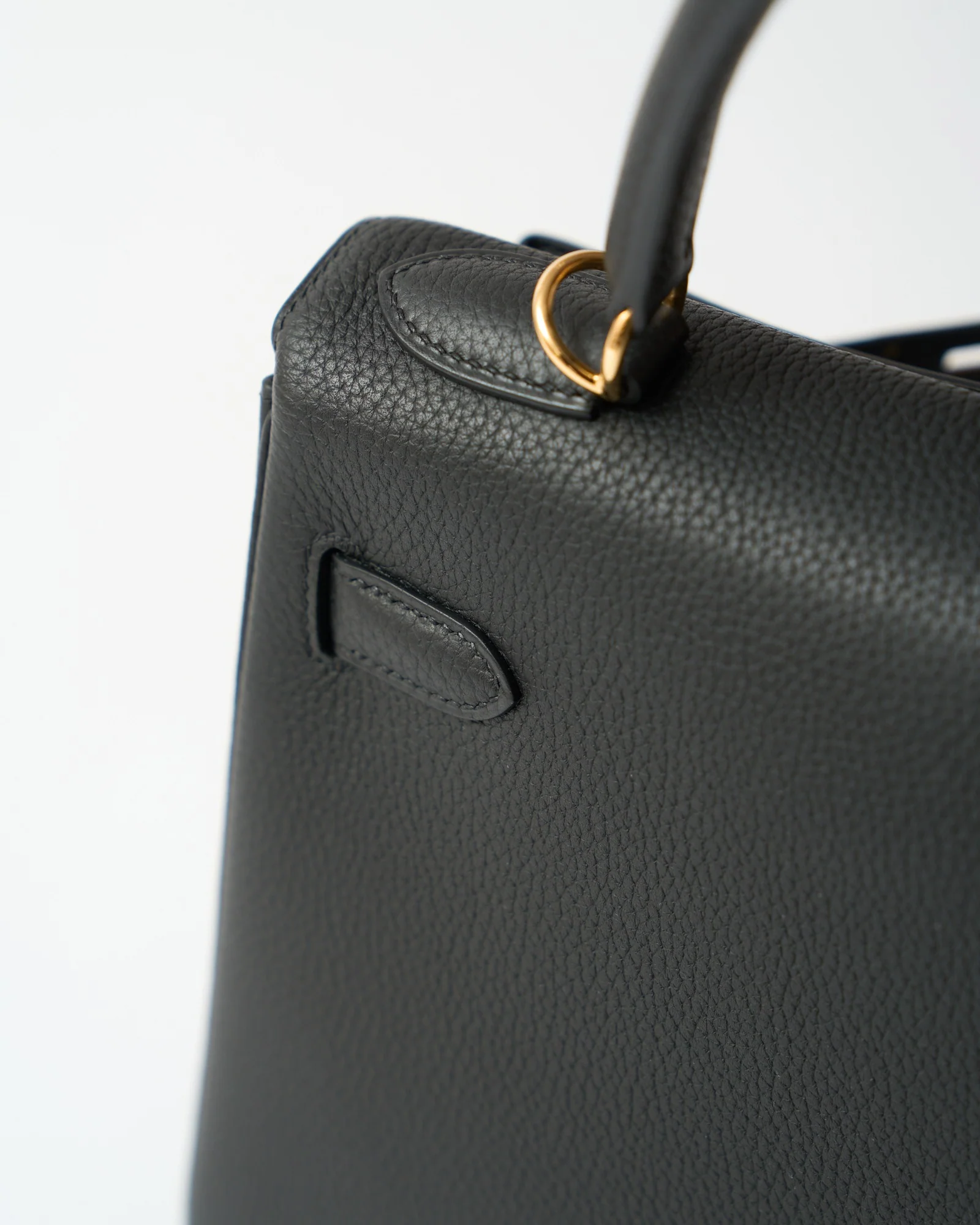 Hermès Kelly Retourne 28 Black Togo GHW