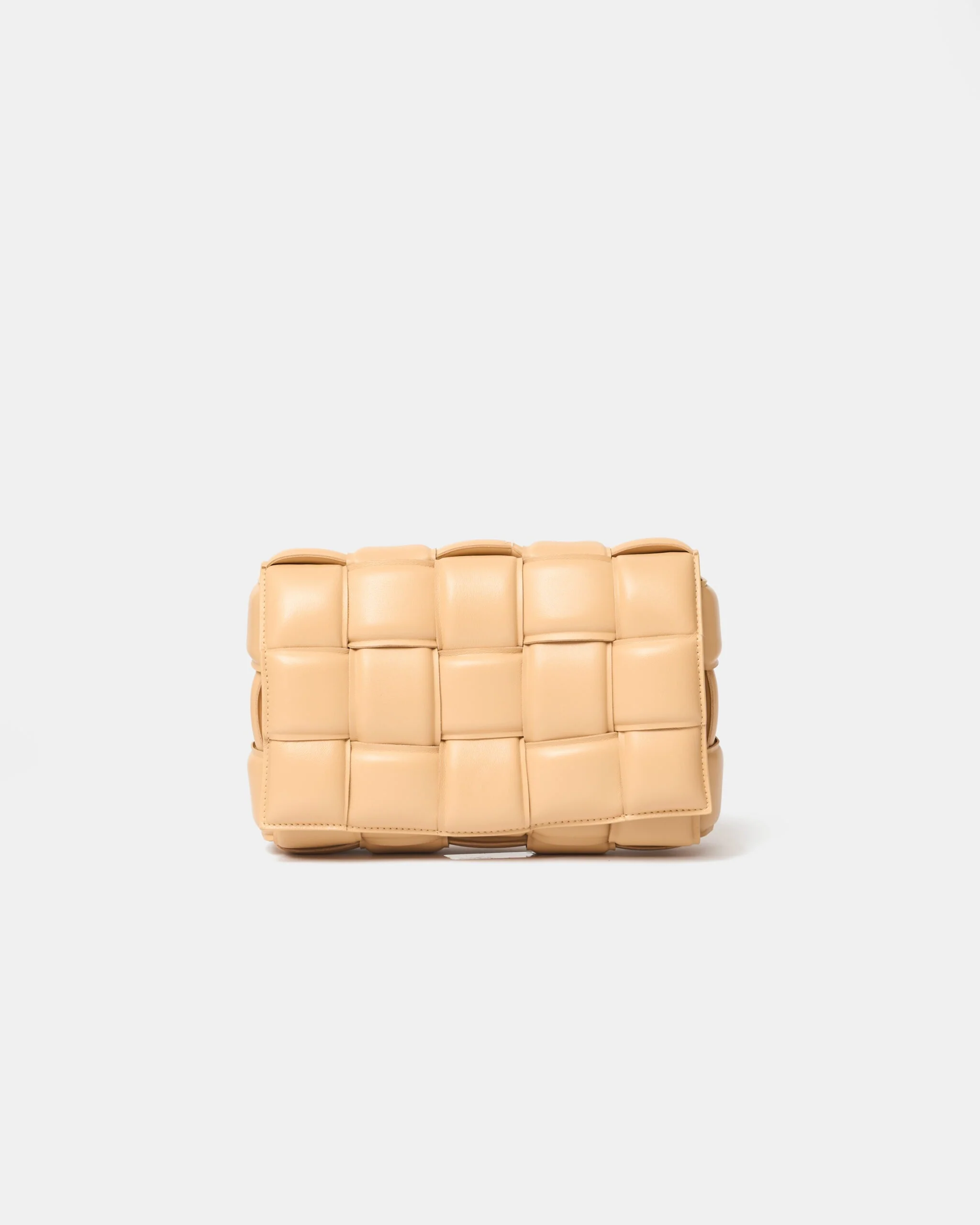 Bottega Veneta Padded Cassette Almond