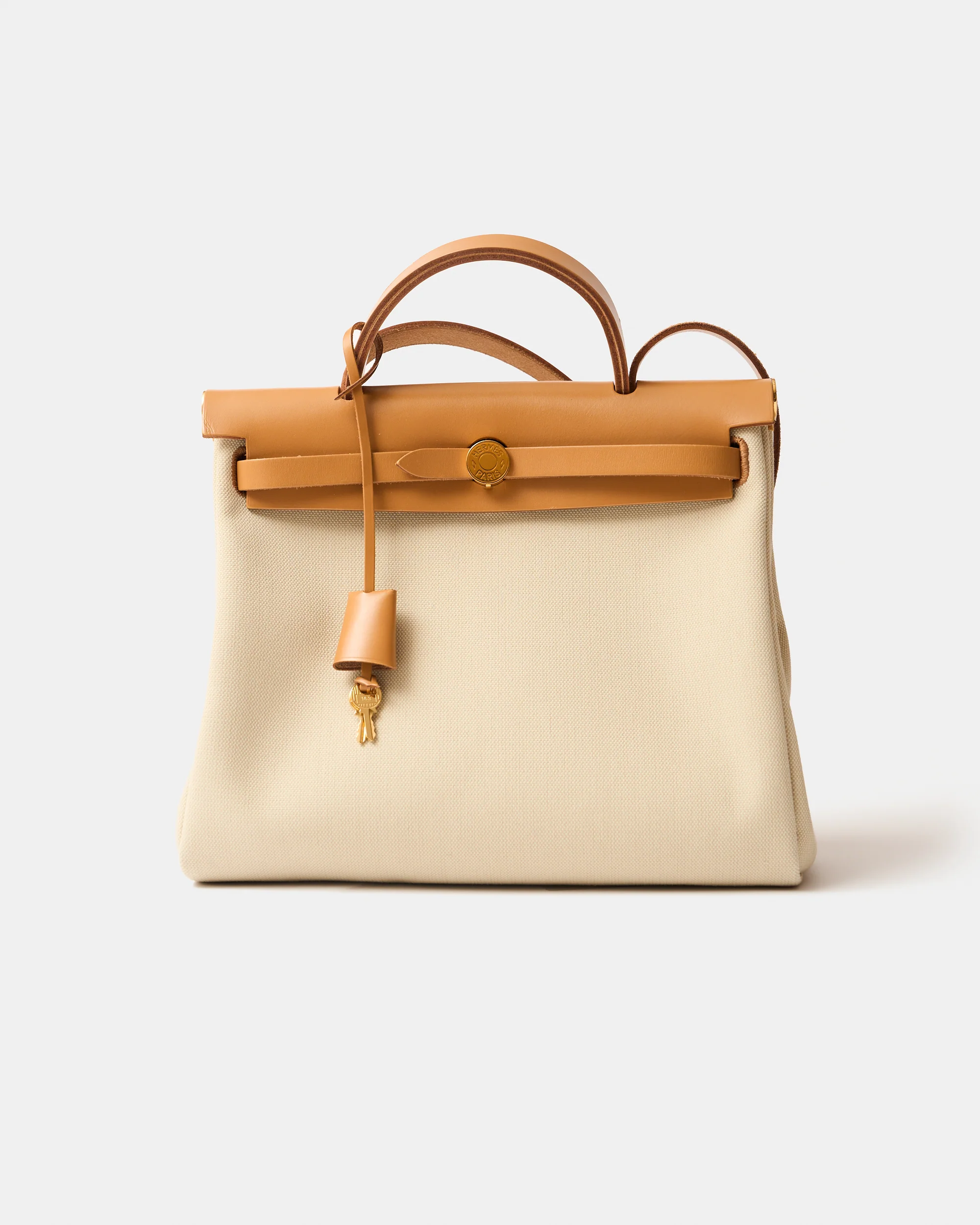 Hermès Herbag 31 Beton Toile Militaire GHW