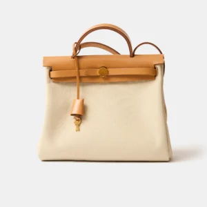 Hermès Herbag 31 Beton Toile Militaire GHW