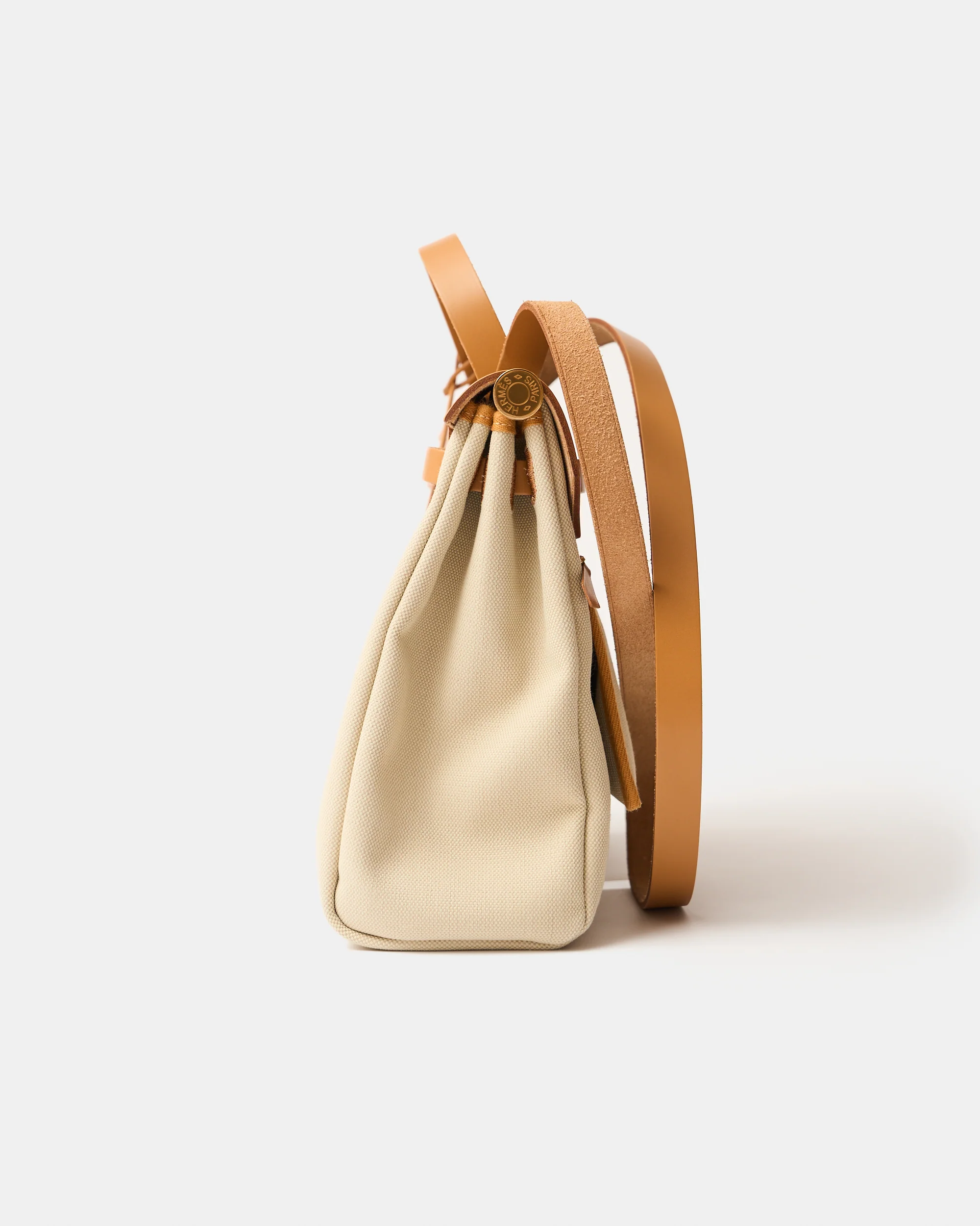 Hermès Herbag 31 Beton Toile Militaire GHW