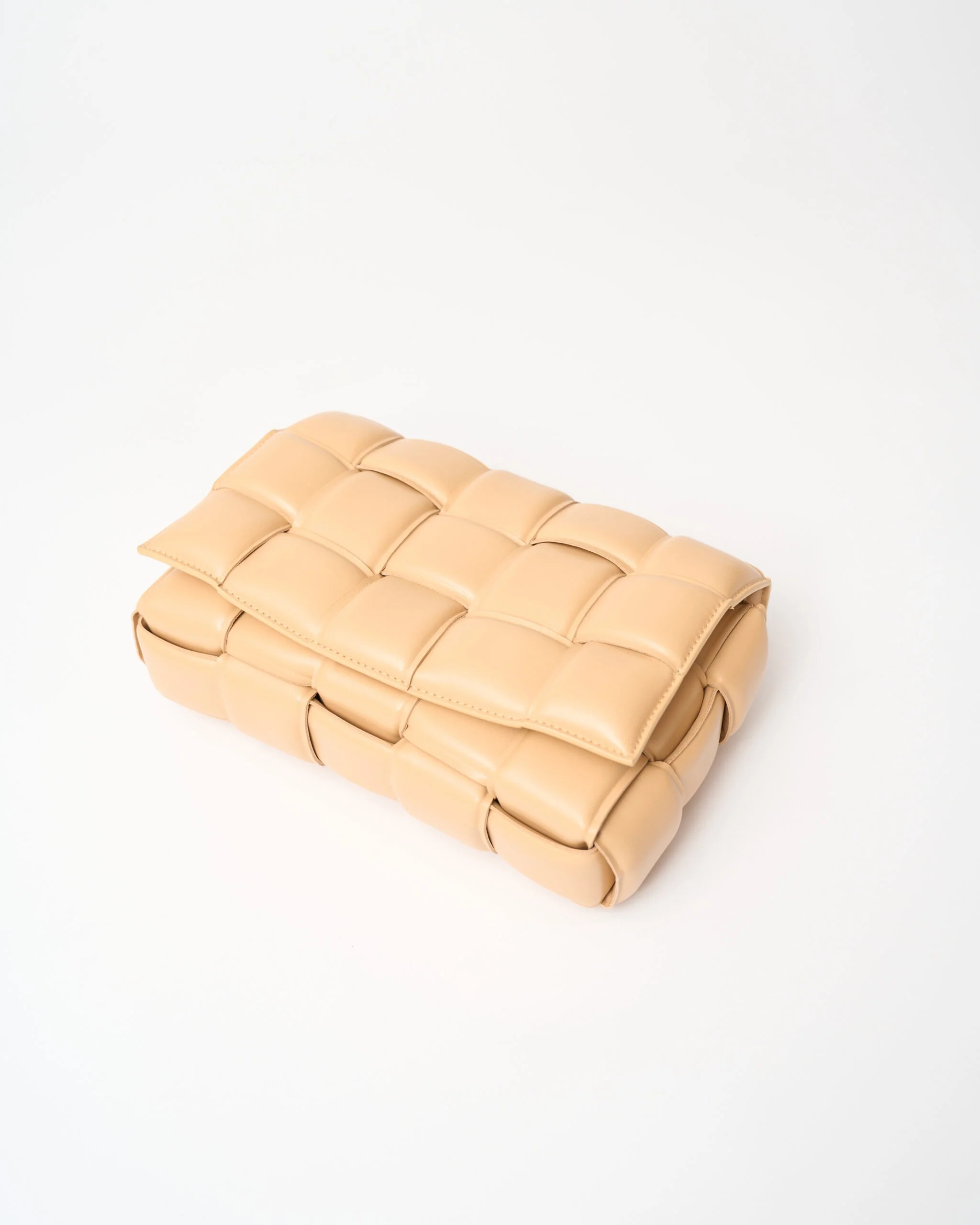 Bottega Veneta Padded Cassette Almond
