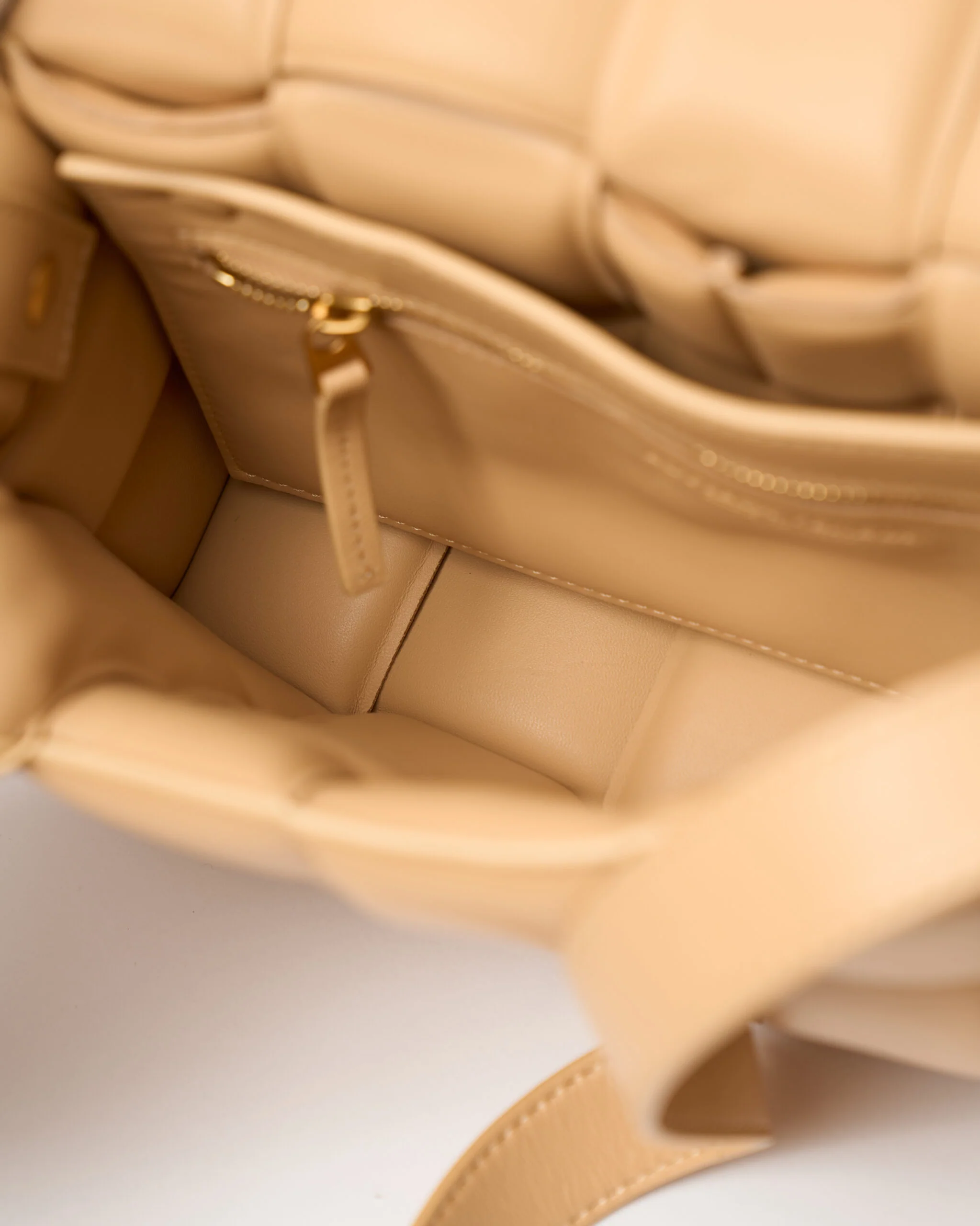 Bottega Veneta Padded Cassette Almond